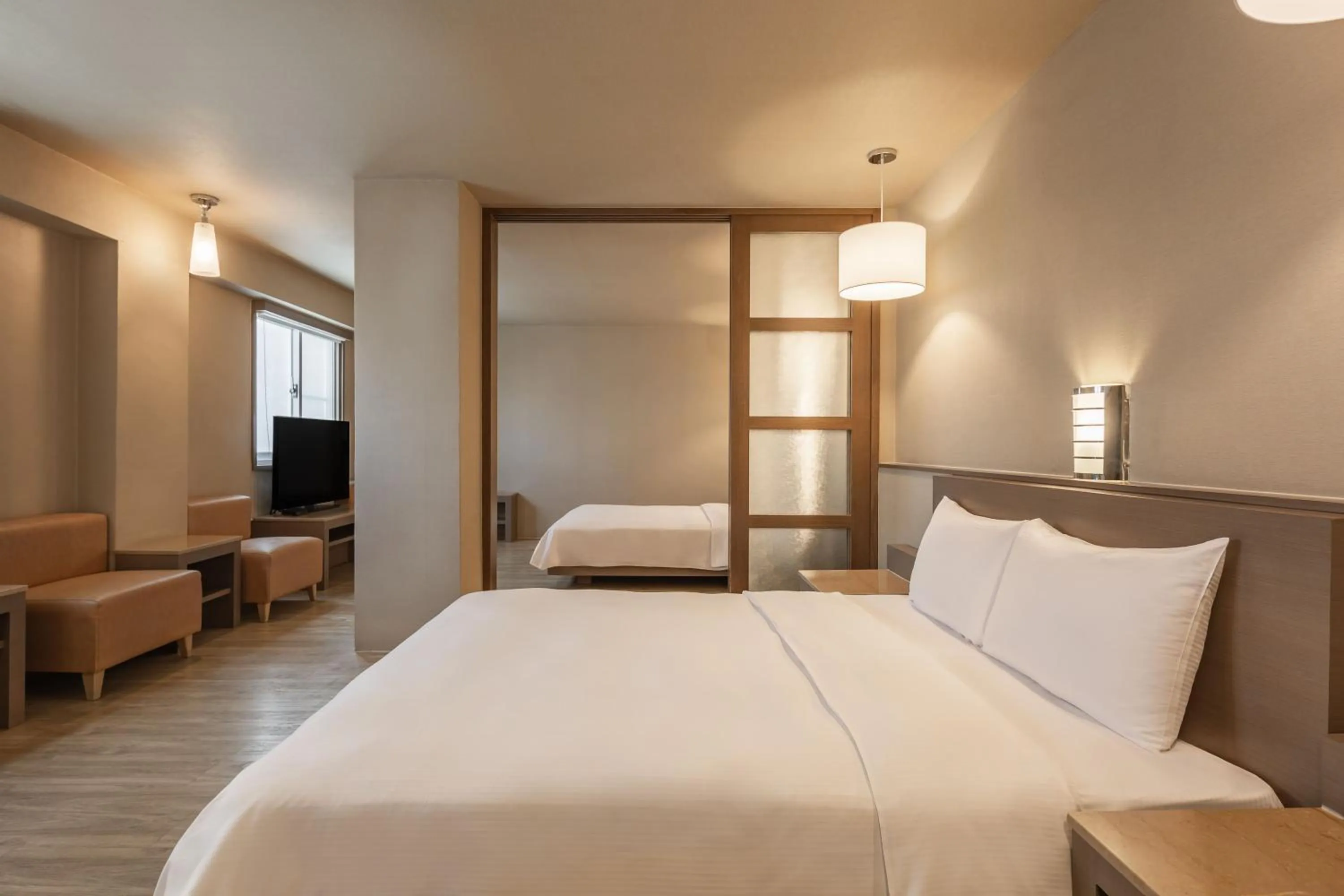 Bedroom, Bed in Kindness Hotel - Hanshen