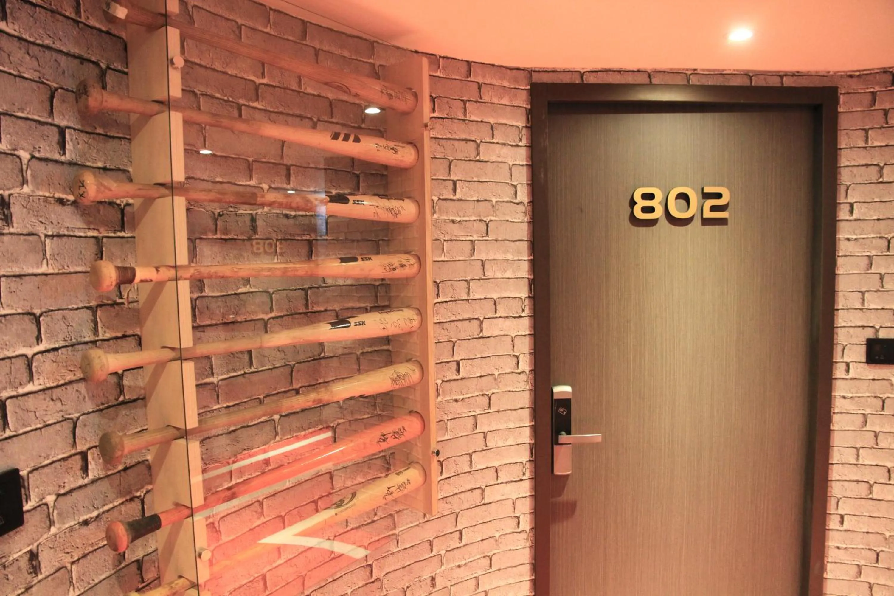 Property logo or sign in La Hotel-Baseball Theme Hall