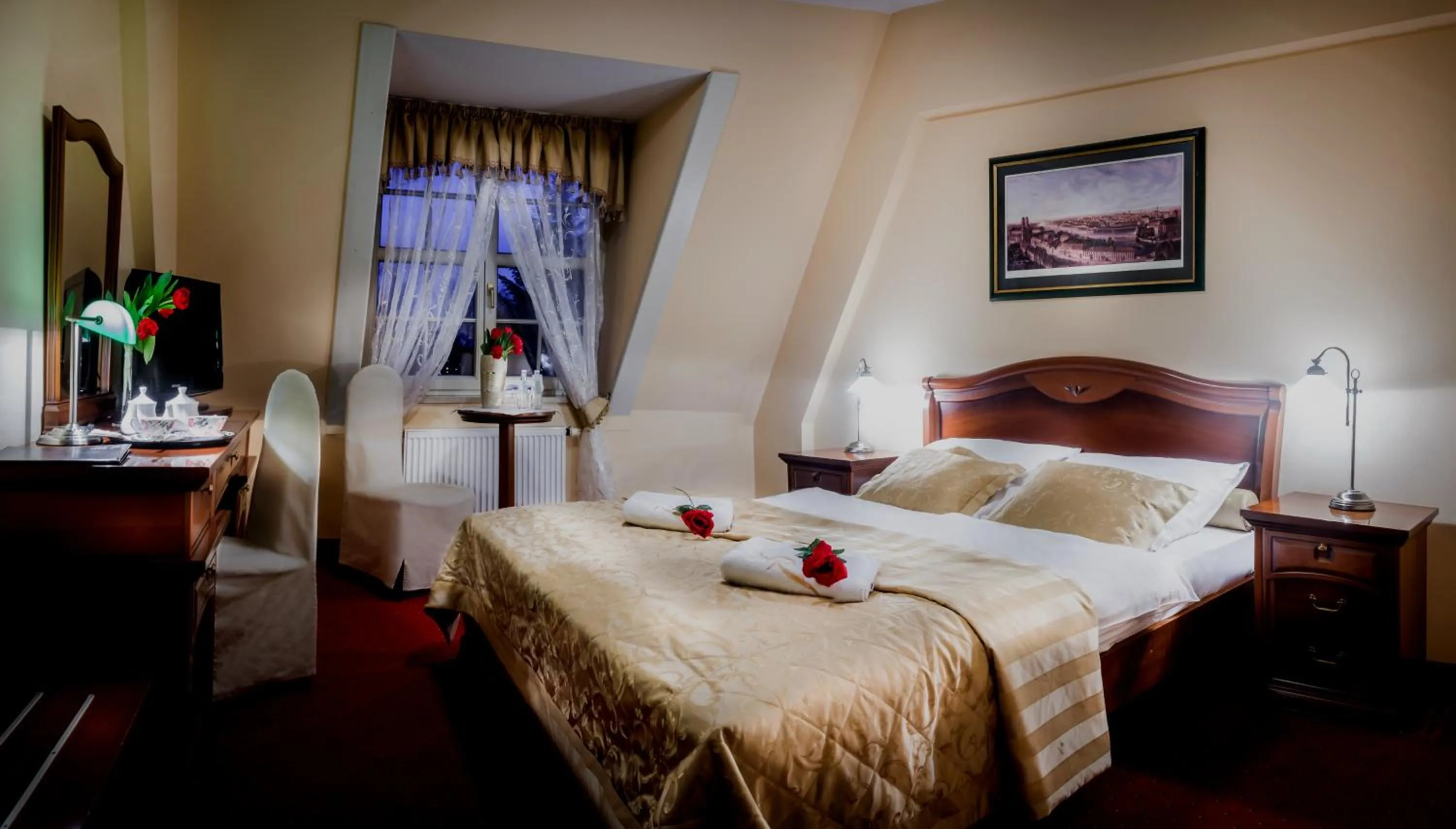 Bed in Hotel im. Jana Pawła II