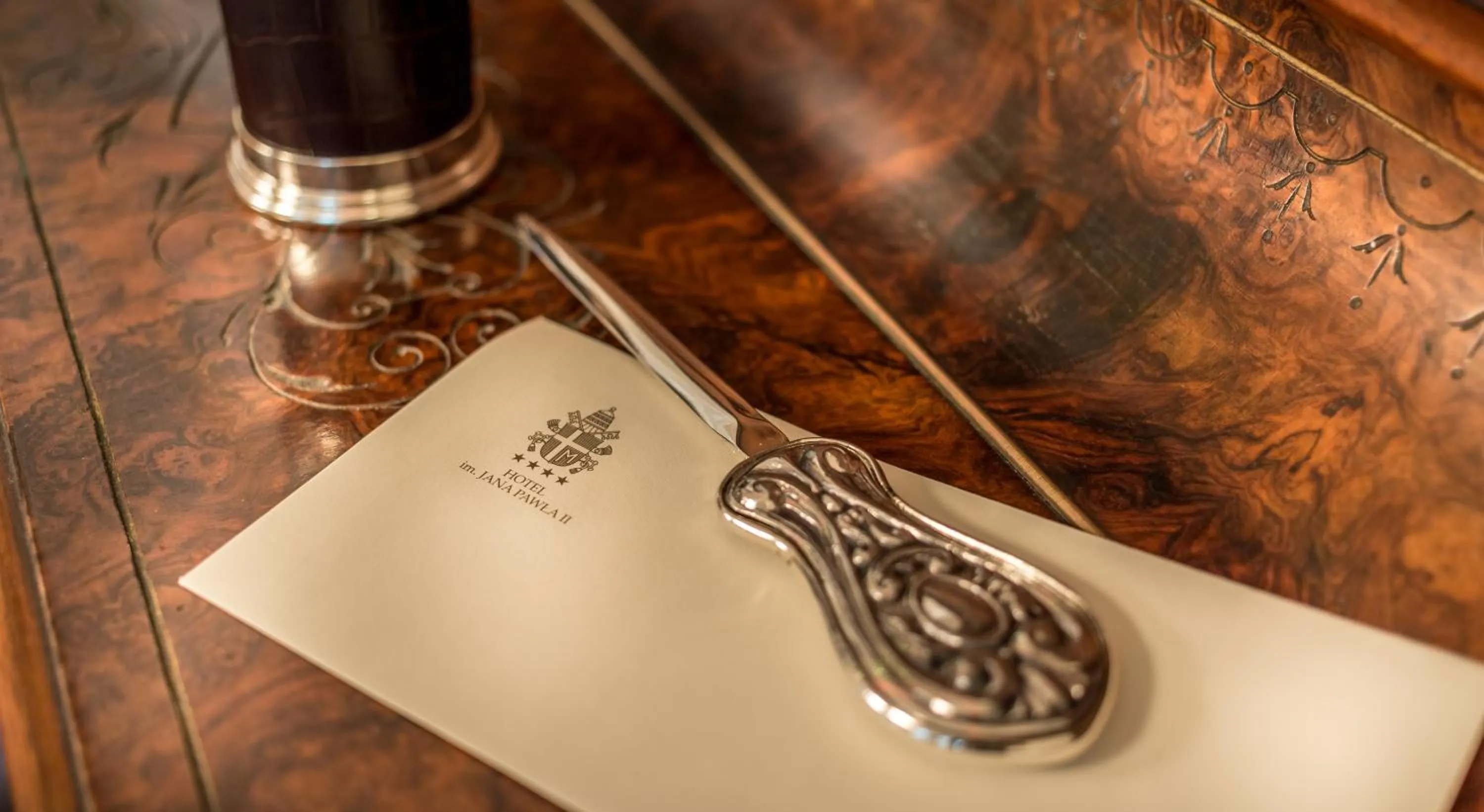 Decorative detail in Hotel im. Jana Pawła II