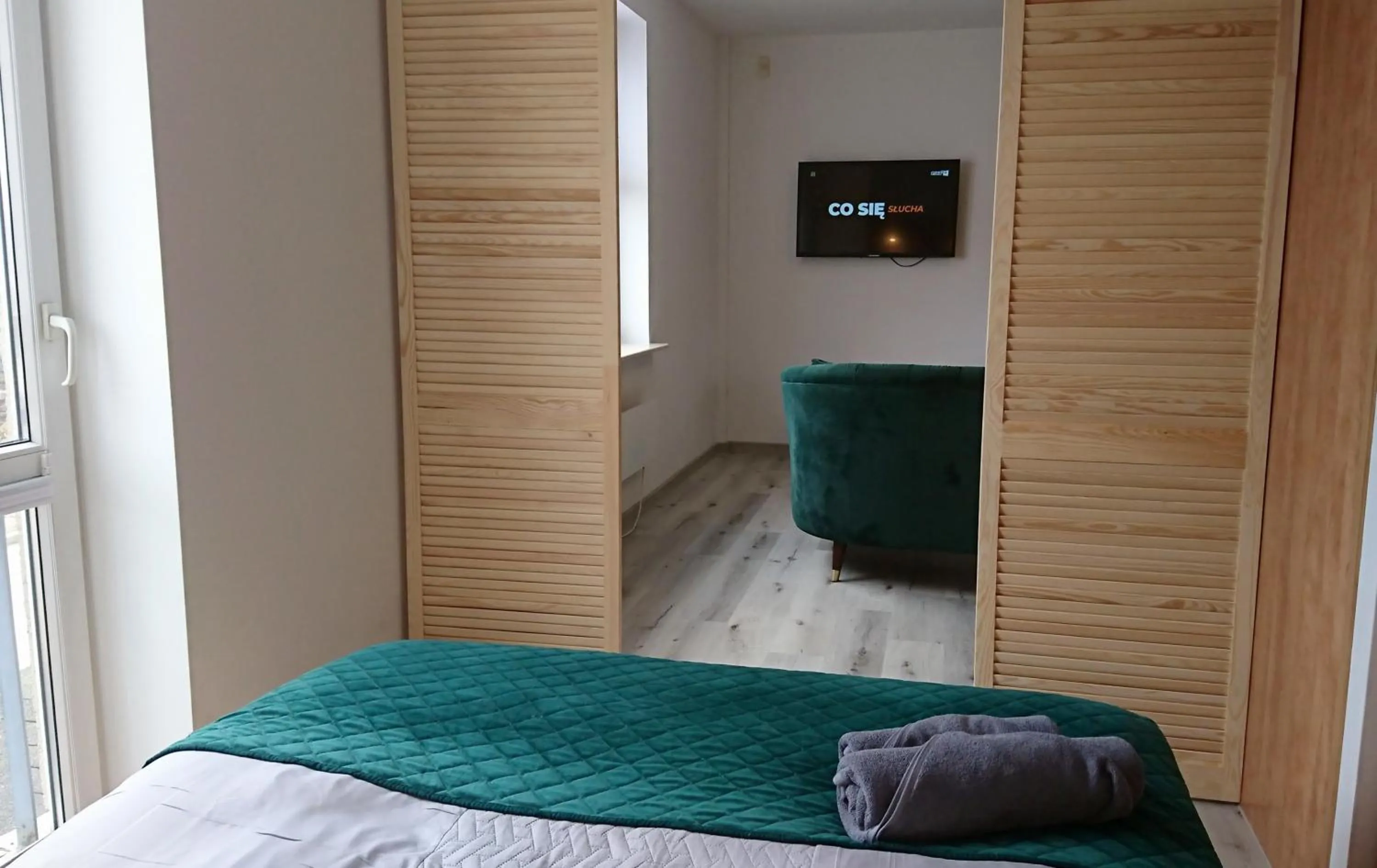 Bed in Warsaw Apartments Magnolie