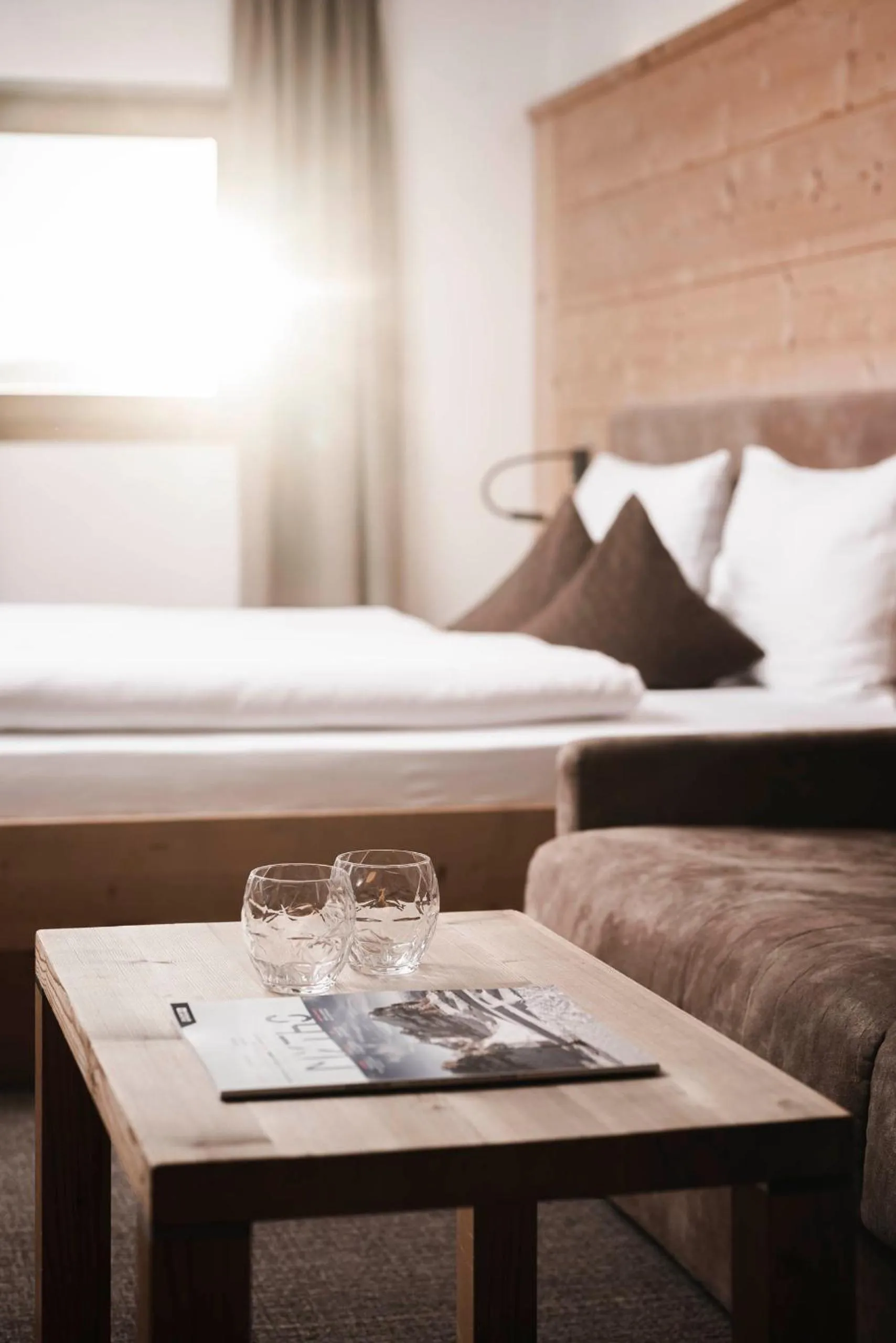 Bedroom, Bed in Hotel Fernblick