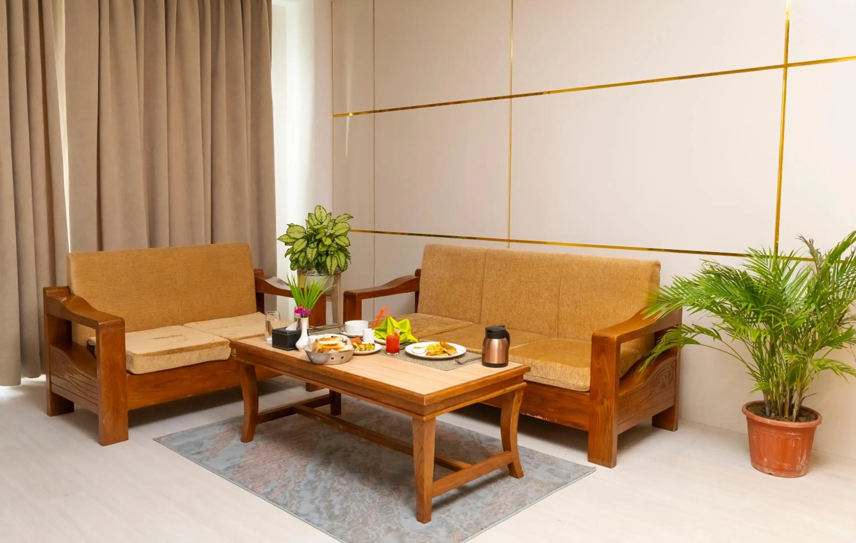 Living room in Lumbini Green Resort