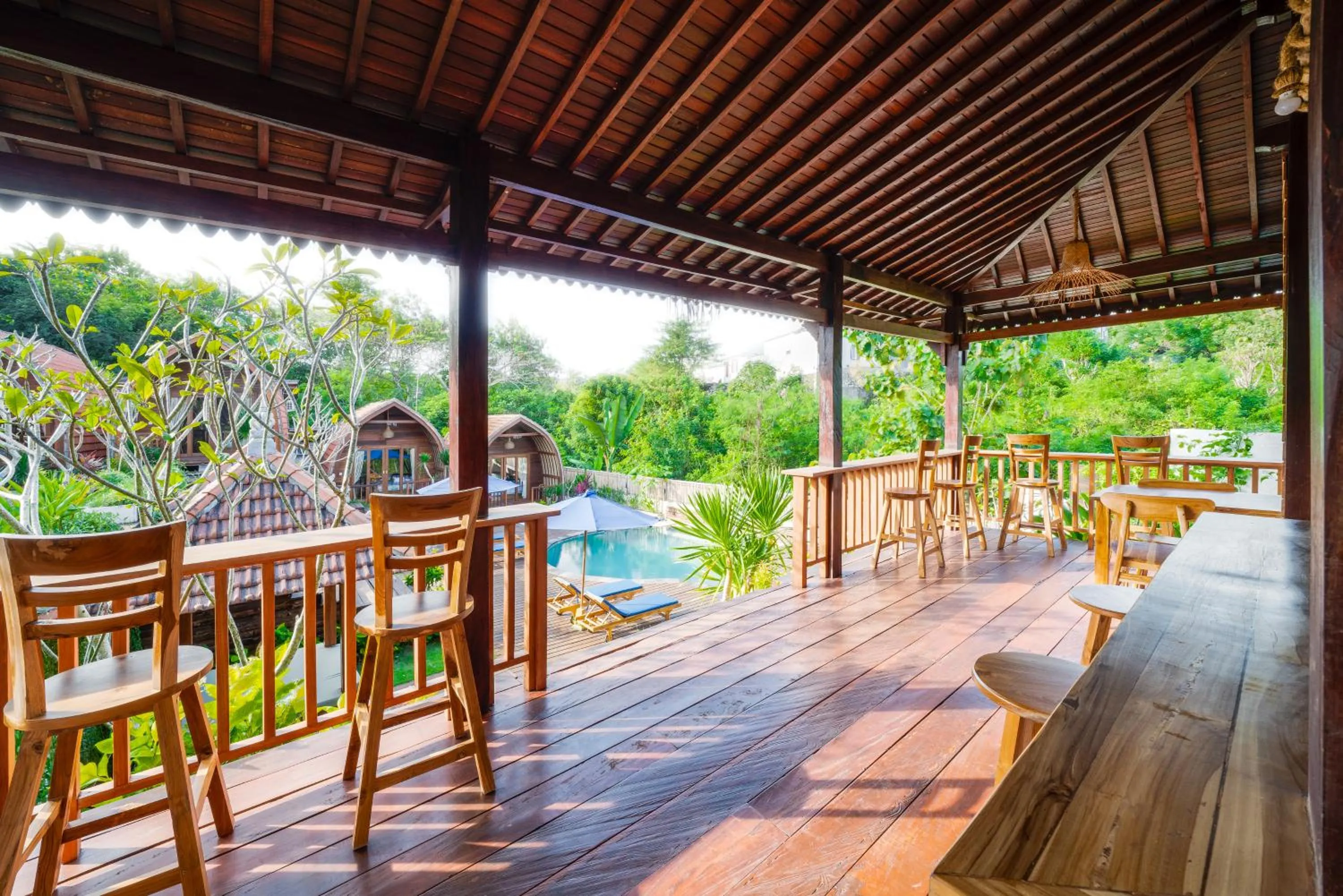 Balcony/Terrace in Lumbung Sari
