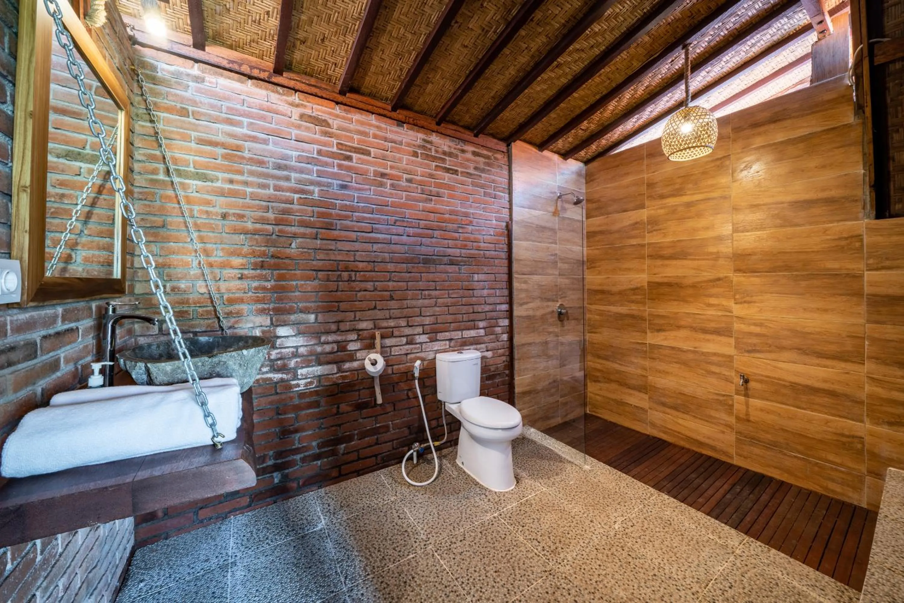 Bathroom in Lumbung Sari