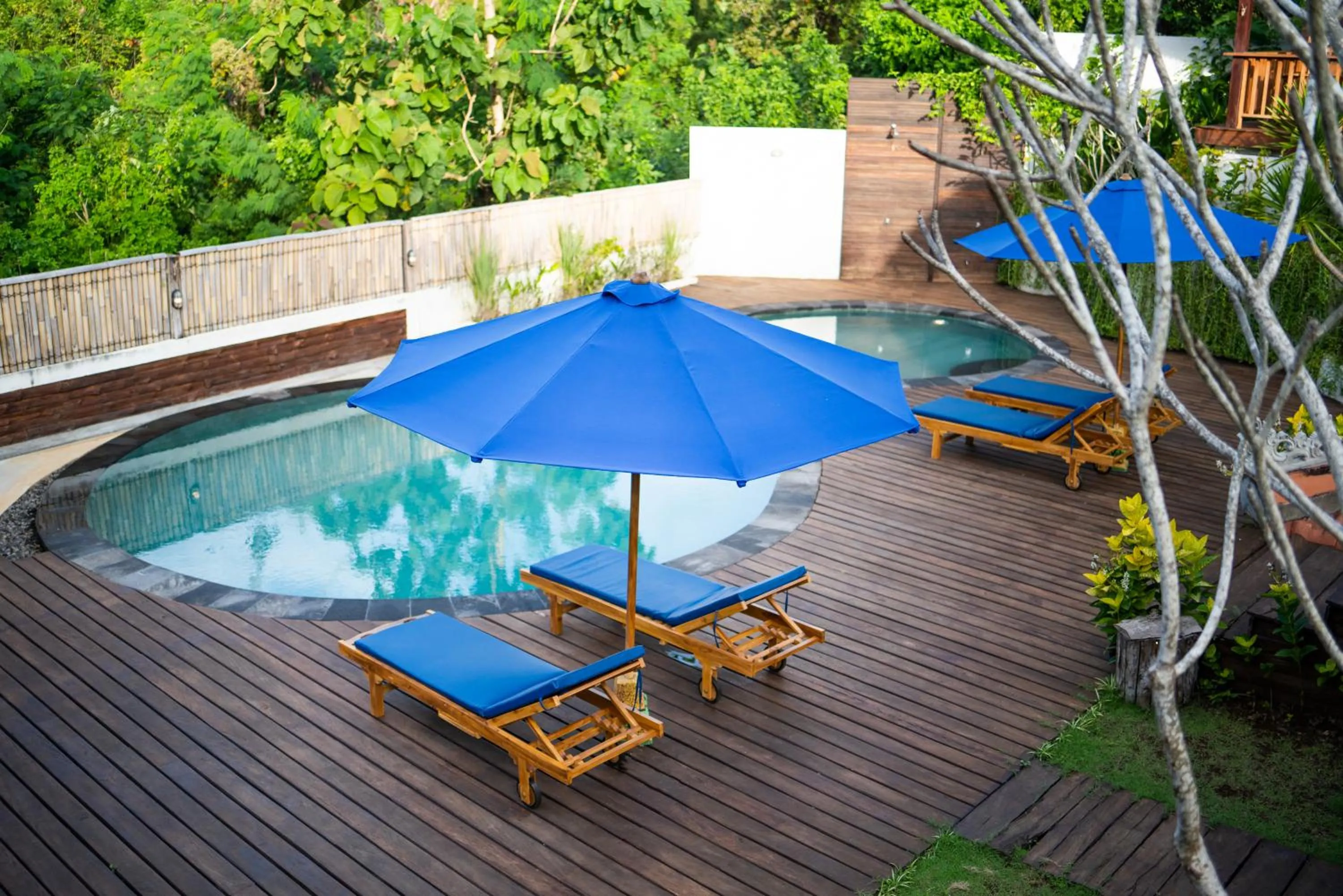 Pool view in Lumbung Sari