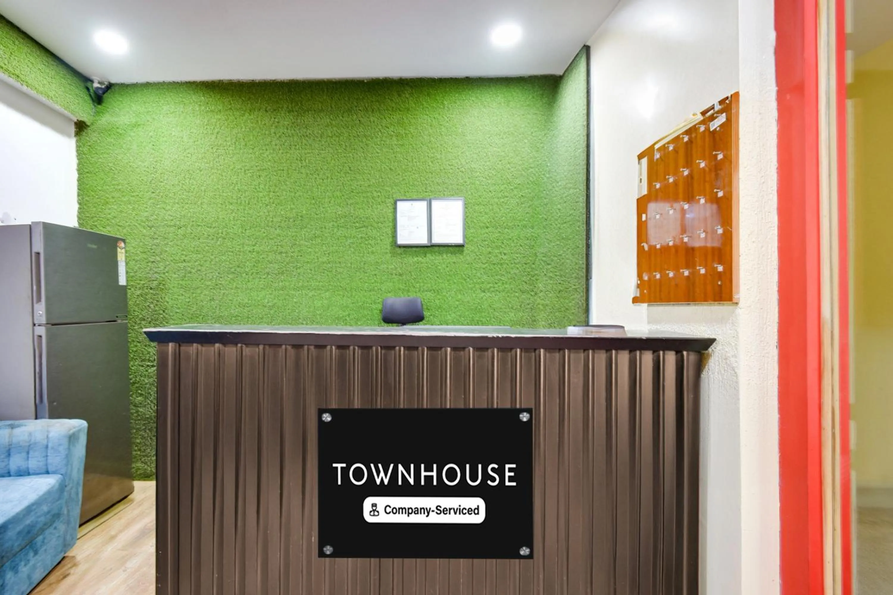 Lobby or reception in Super Townhouse Hitech City Madhapur