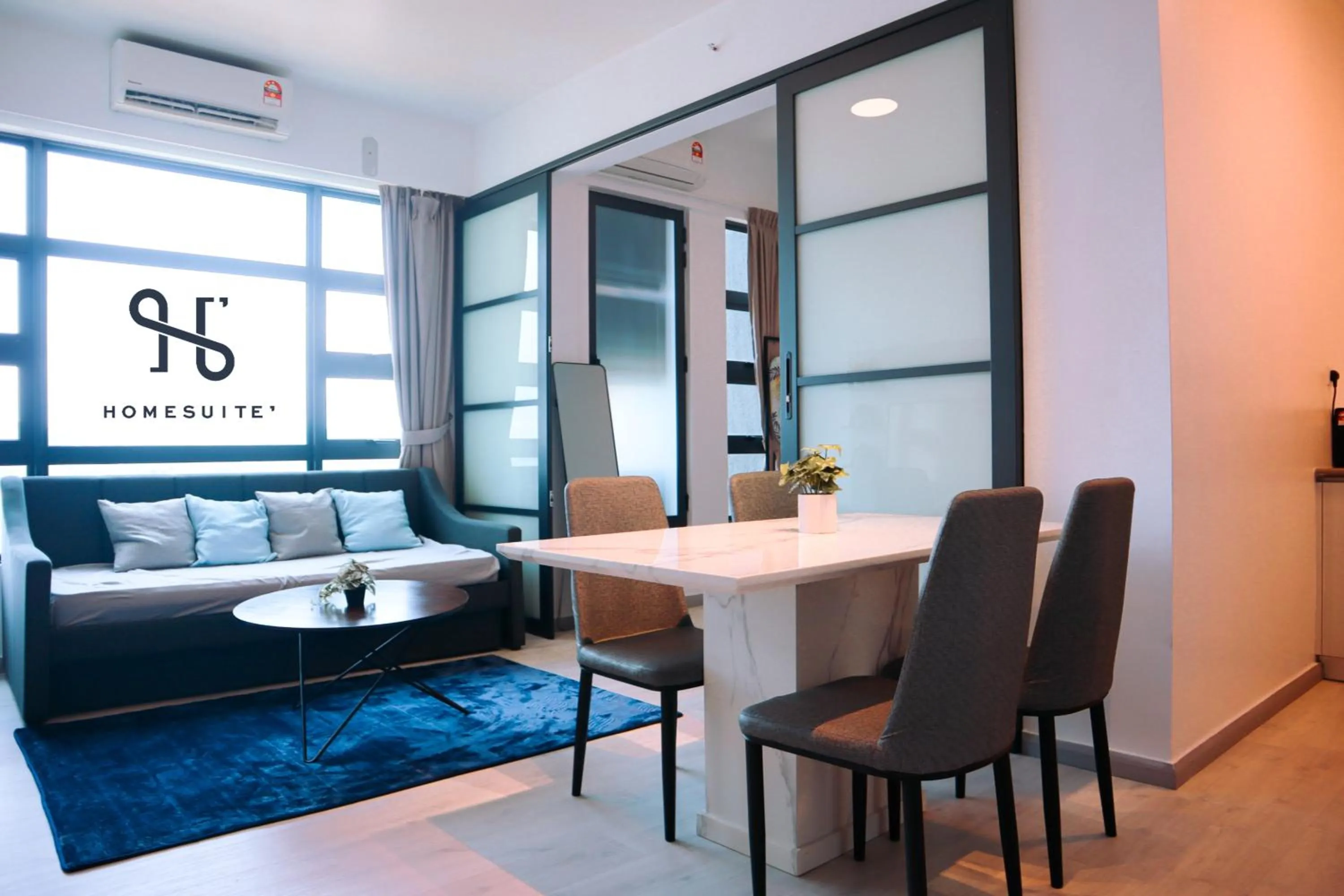 Living room in Homesuite' Home at Jesselton Quay