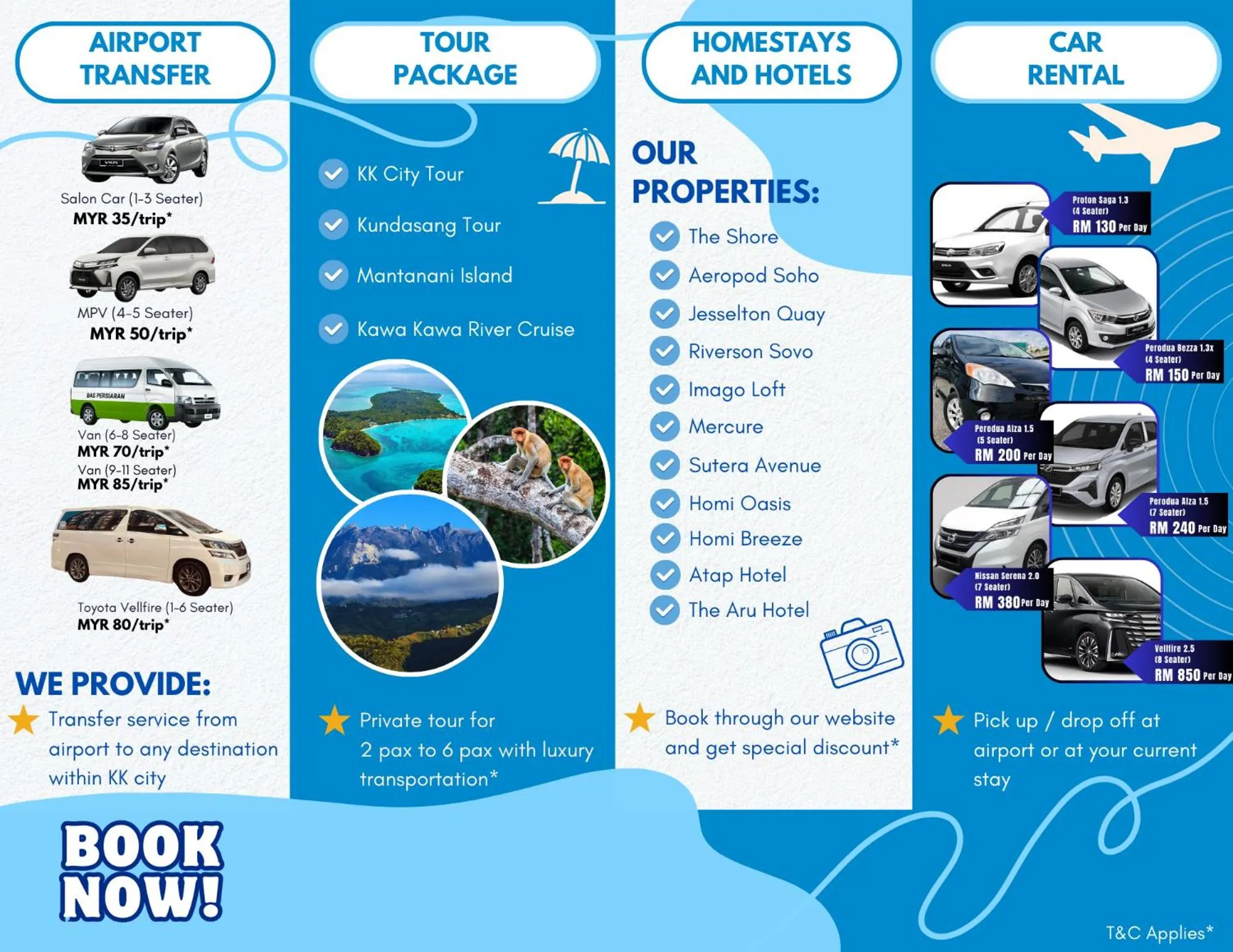 Text overlay in Homesuite' Home at Jesselton Quay