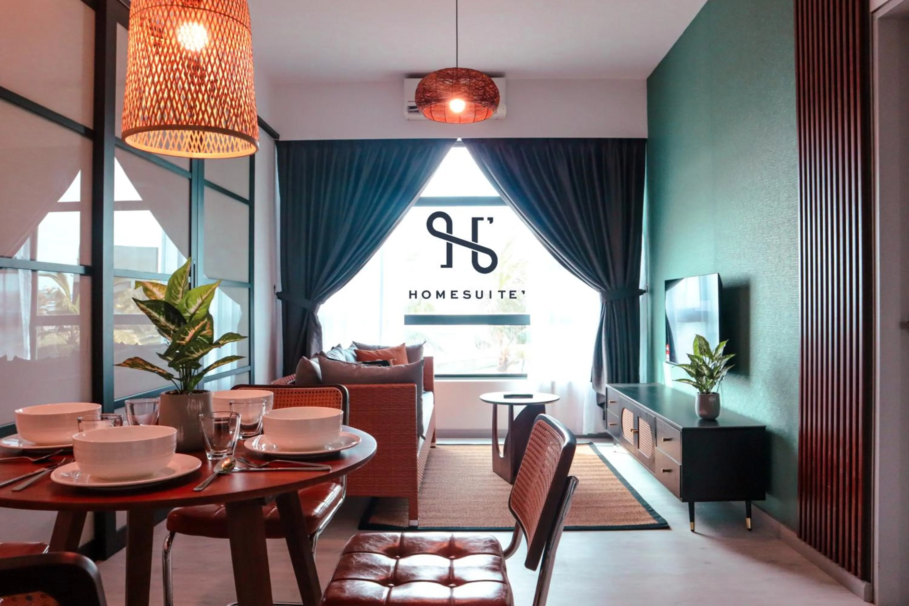 Living room in Homesuite' Home at Jesselton Quay