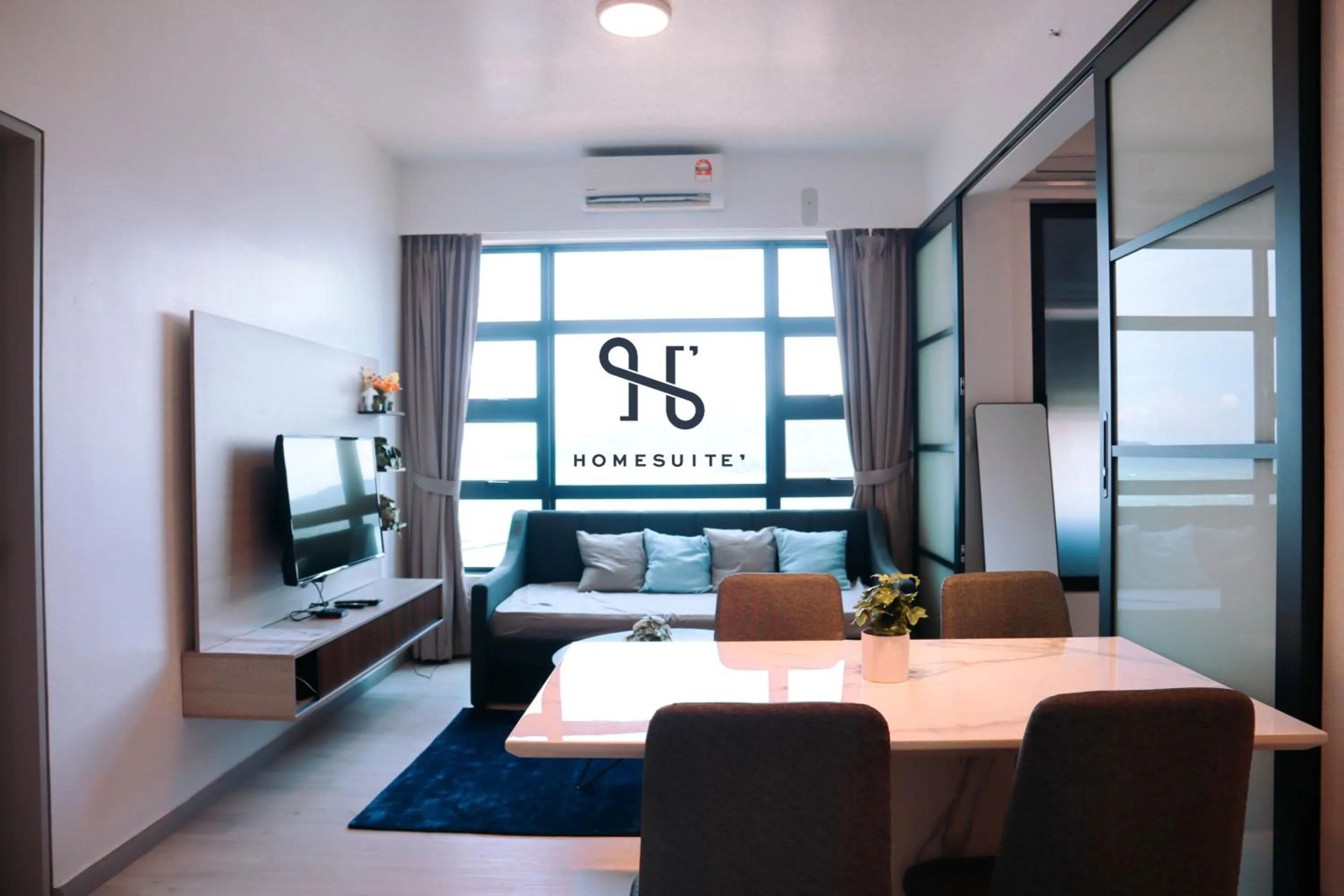 Living room in Homesuite' Home at Jesselton Quay