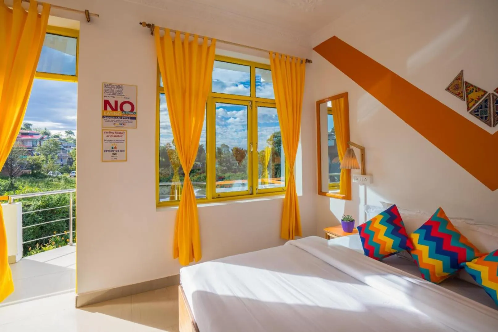 Bed in goSTOPS Bir, Landing Site