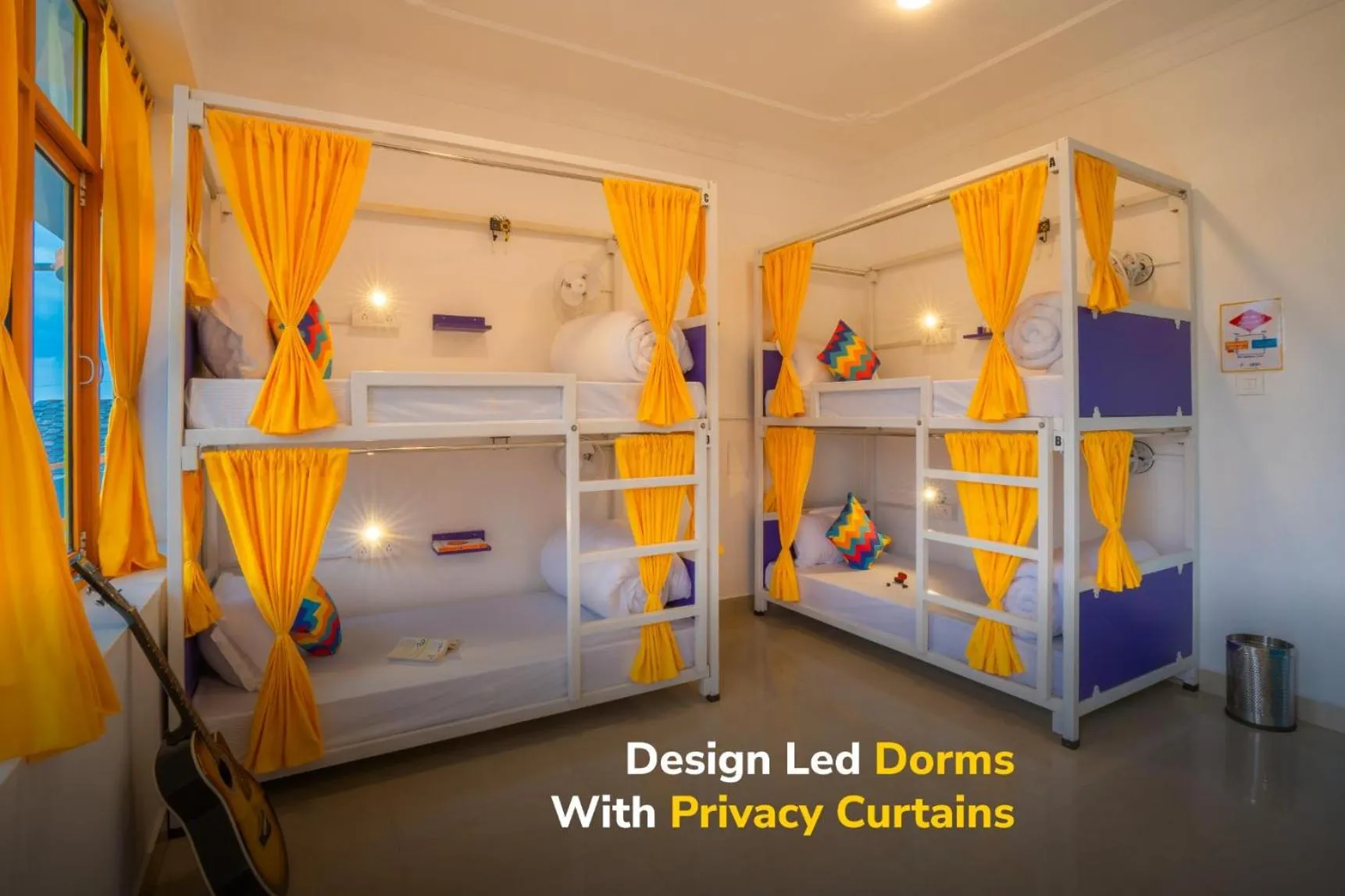 Bed in goSTOPS Bir, Landing Site