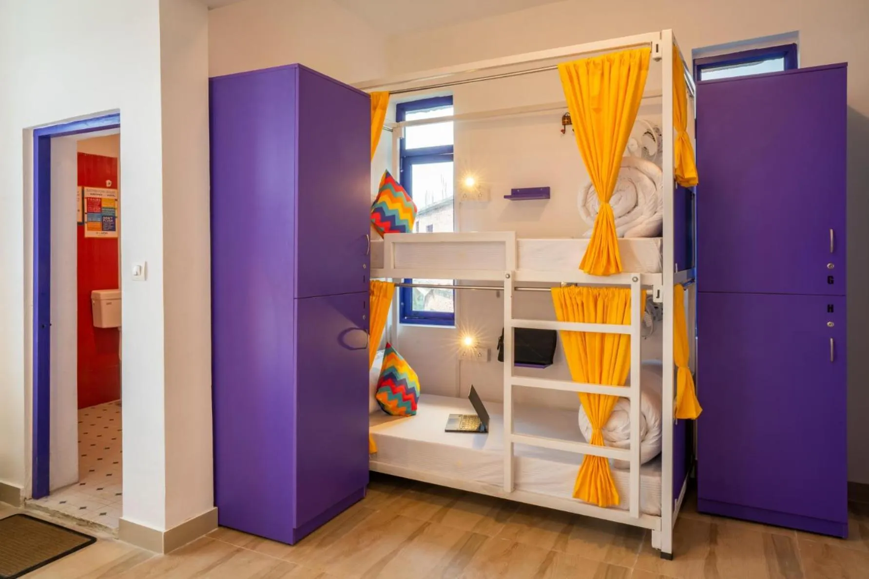 Bed in goSTOPS Bir, Landing Site