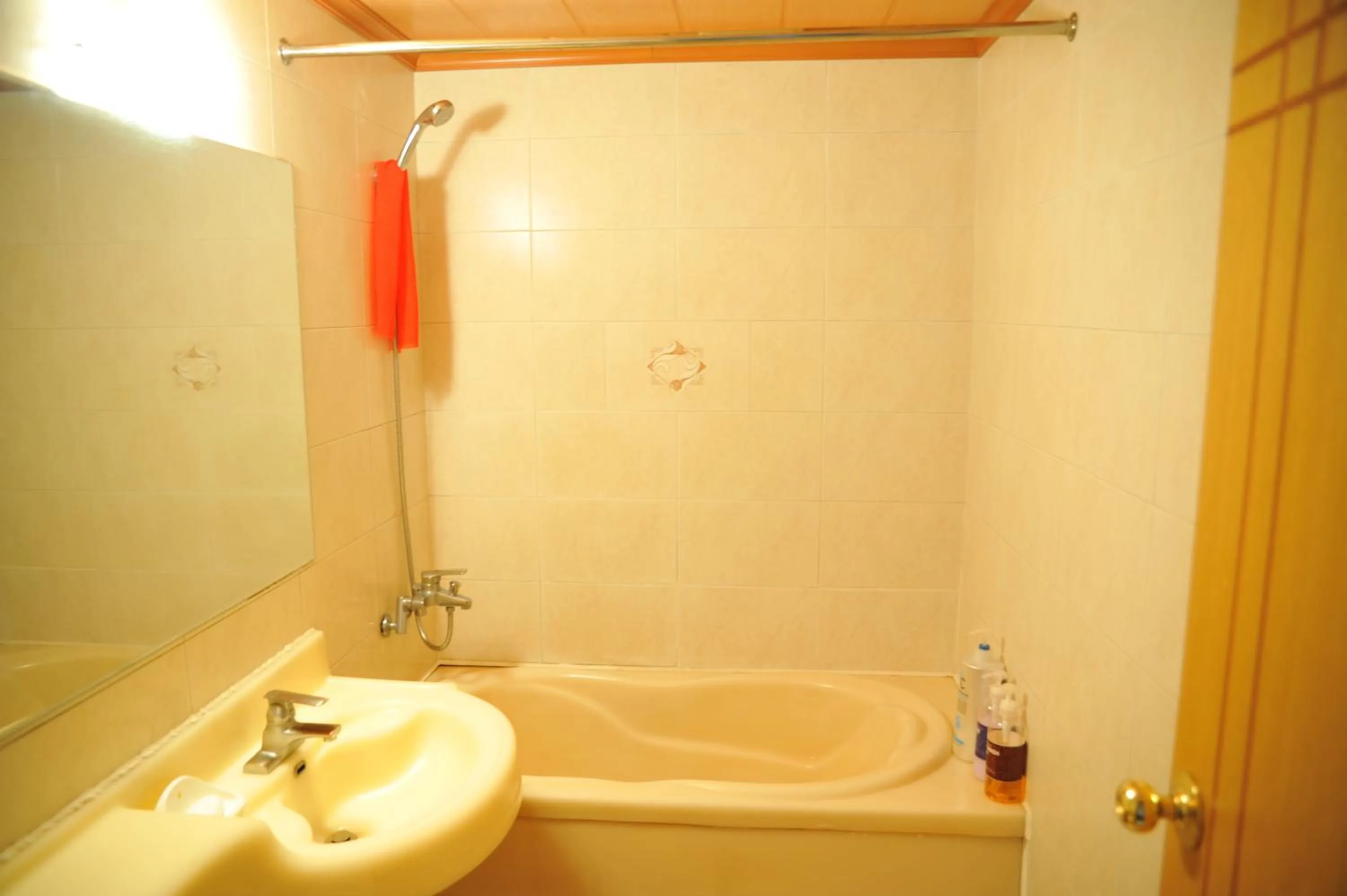 Shower in Jeju Olleh Hotel