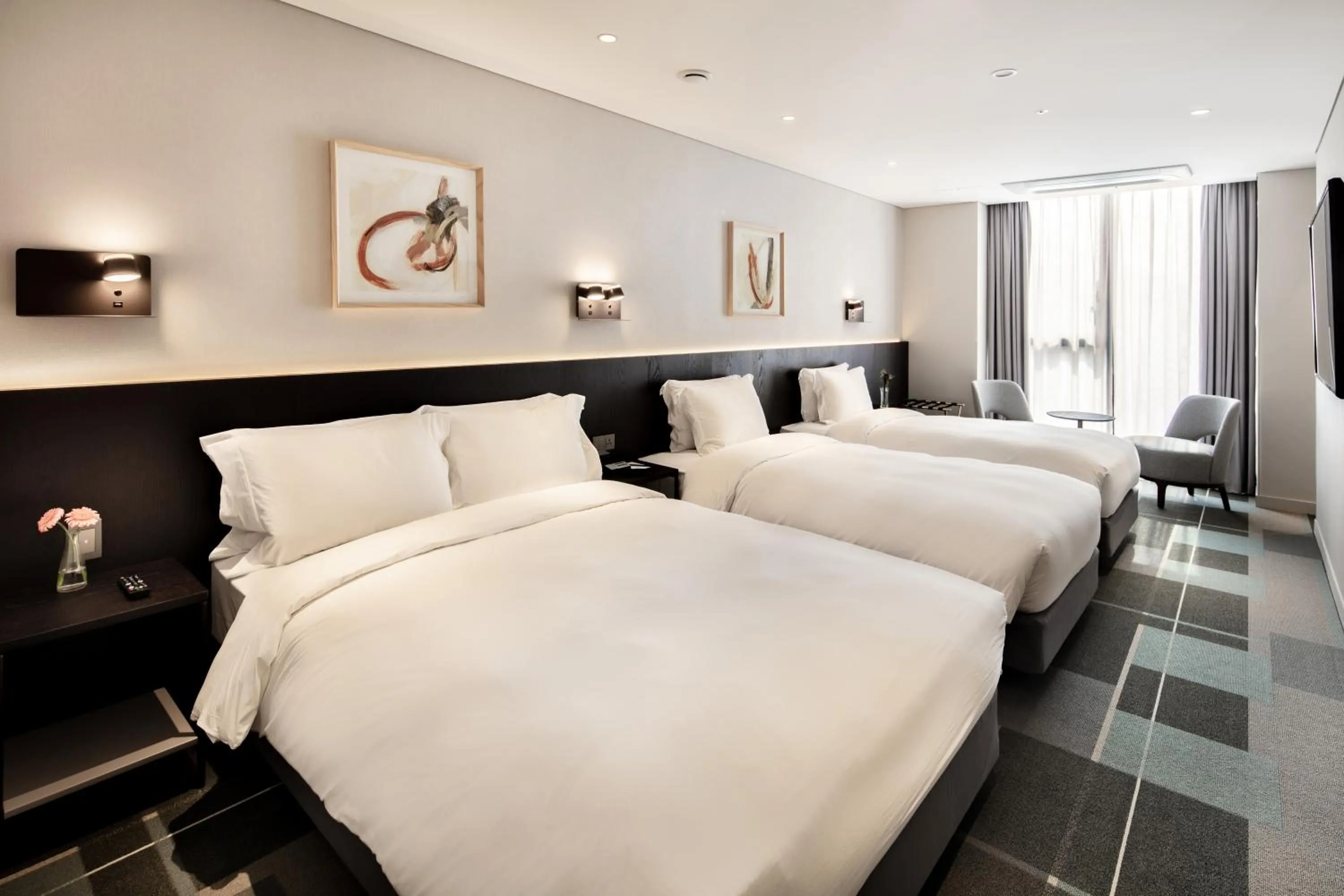 Bed in G3 Hotel Chungmuro