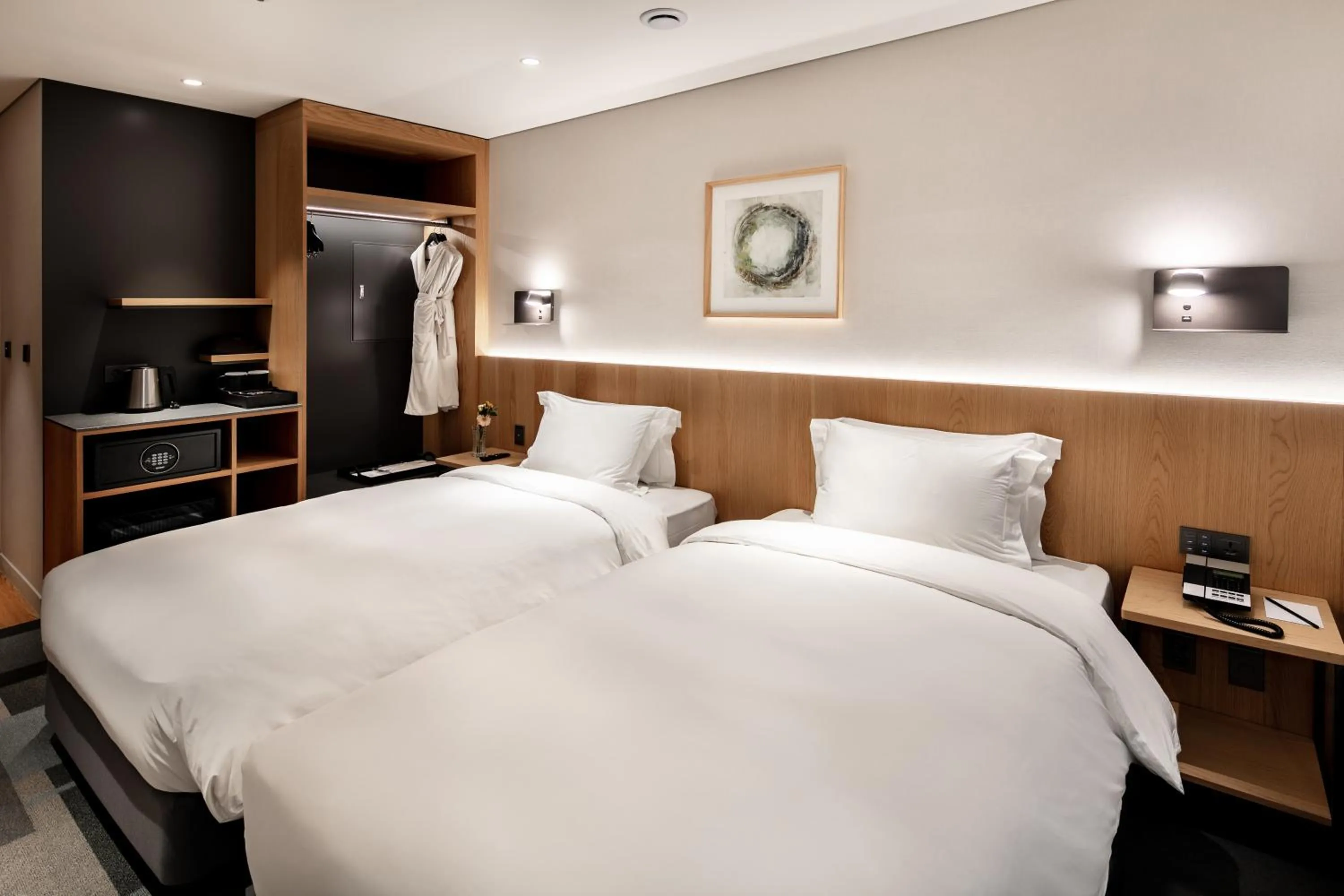 Photo of the whole room, Bed in G3 Hotel Chungmuro