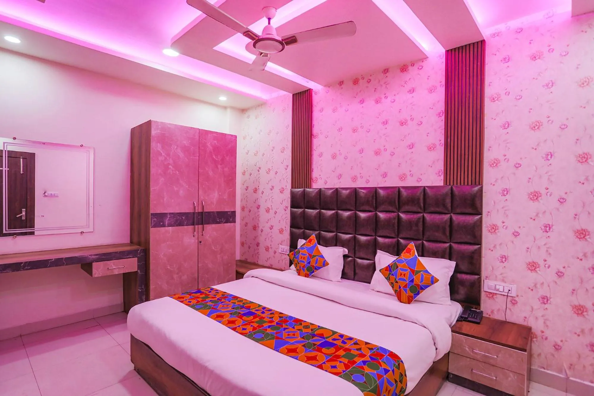 Bed in FabHotel Naman