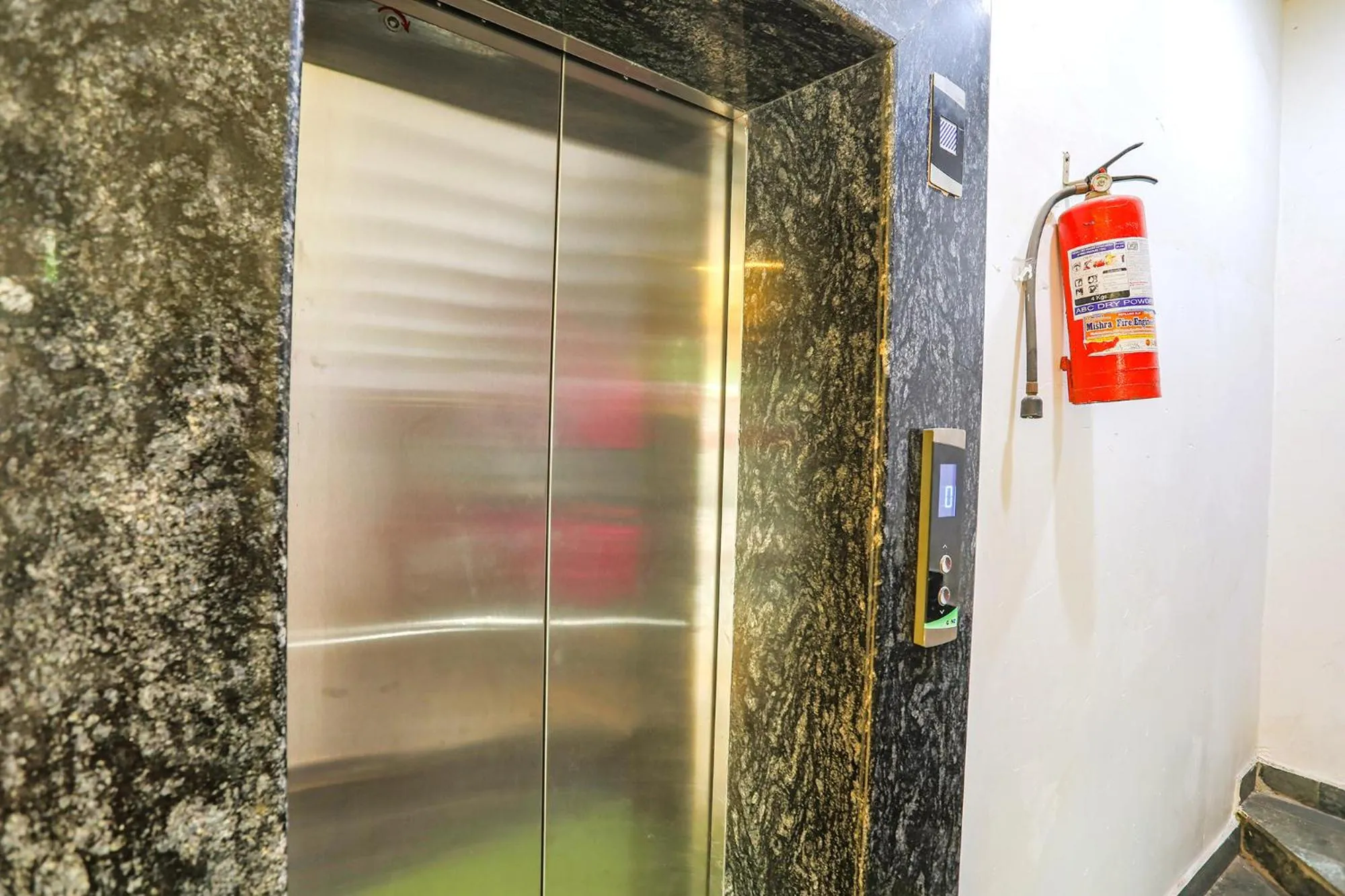 elevator in FabHotel Naman