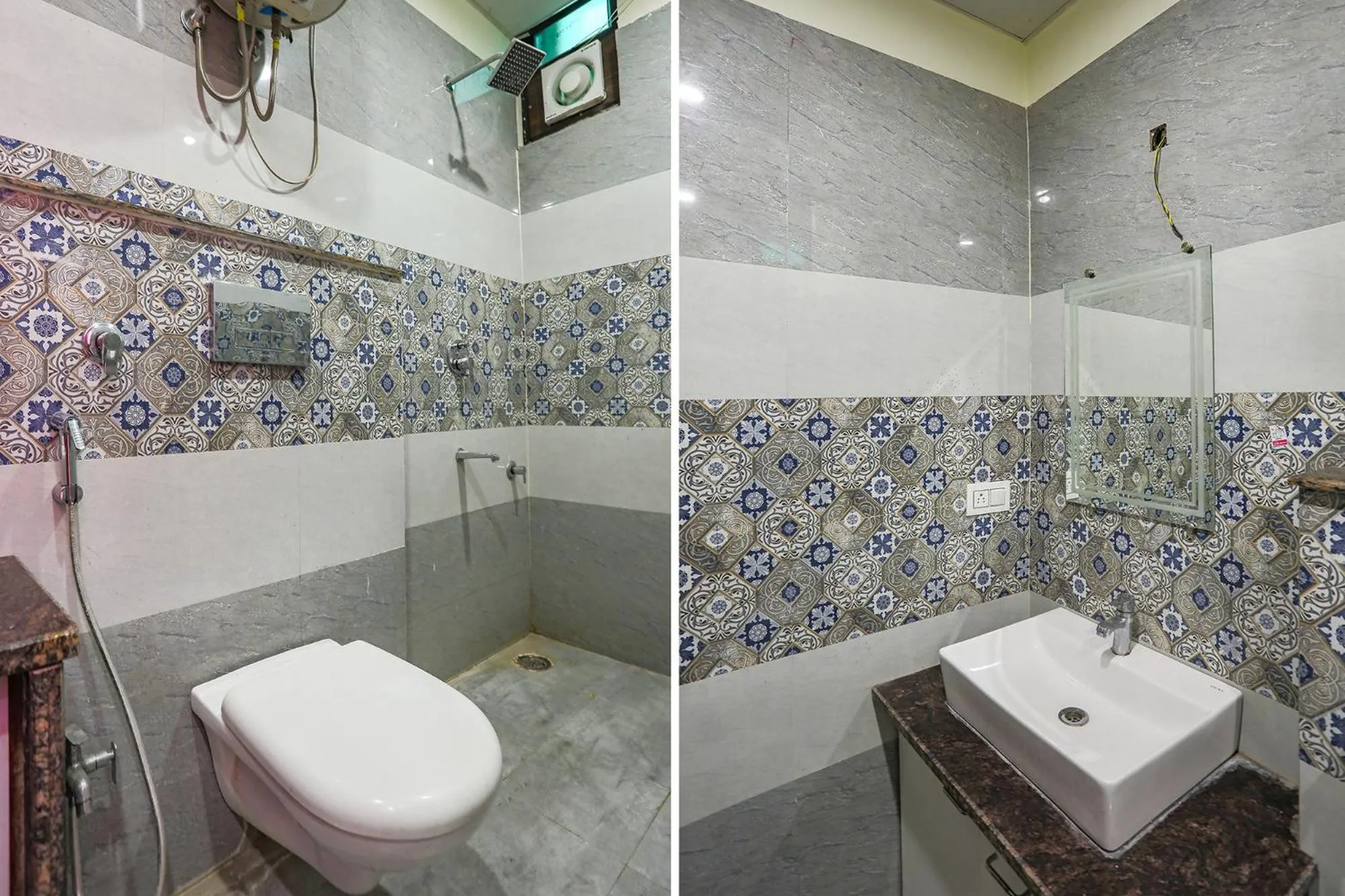 Toilet in FabHotel Naman