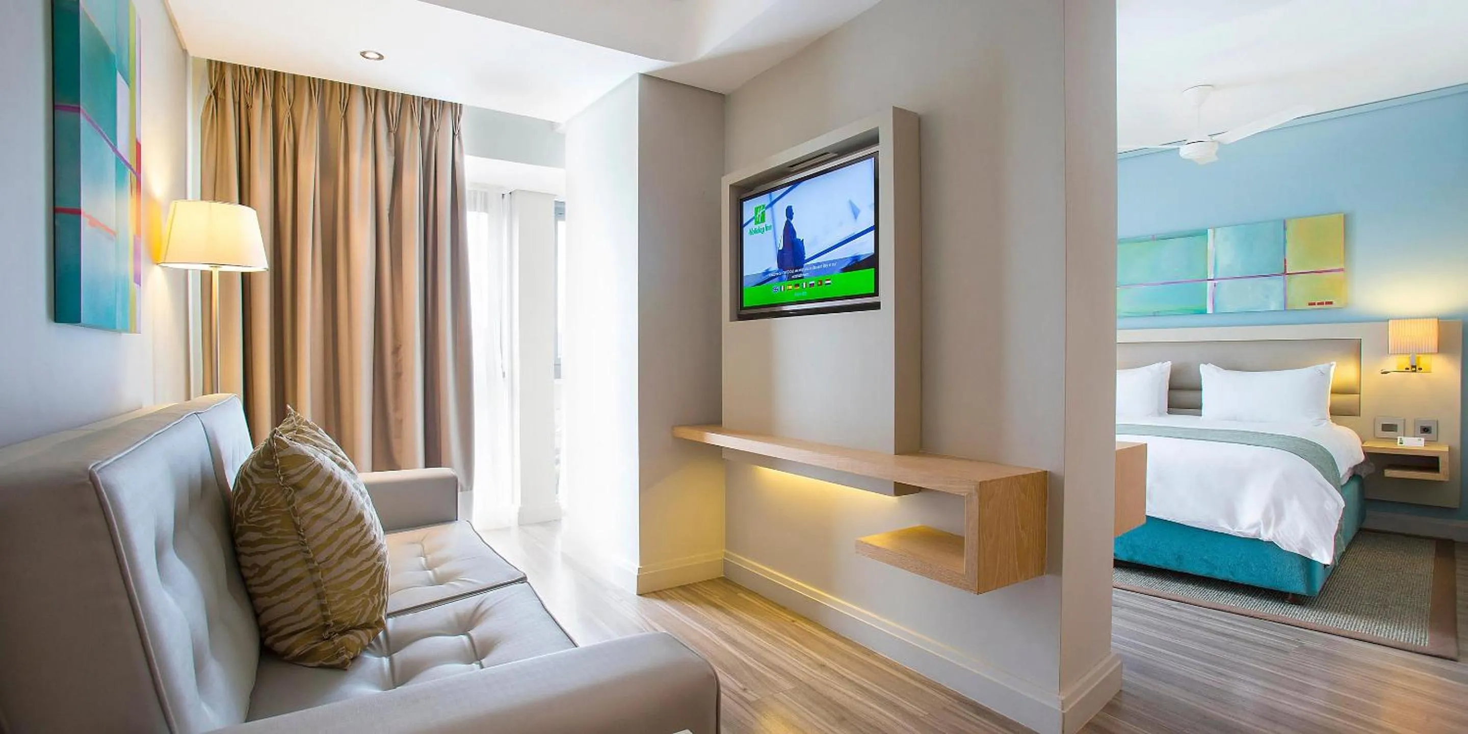 View (from property/room), Bed in Holiday Inn Mauritius Mon Trésor by IHG