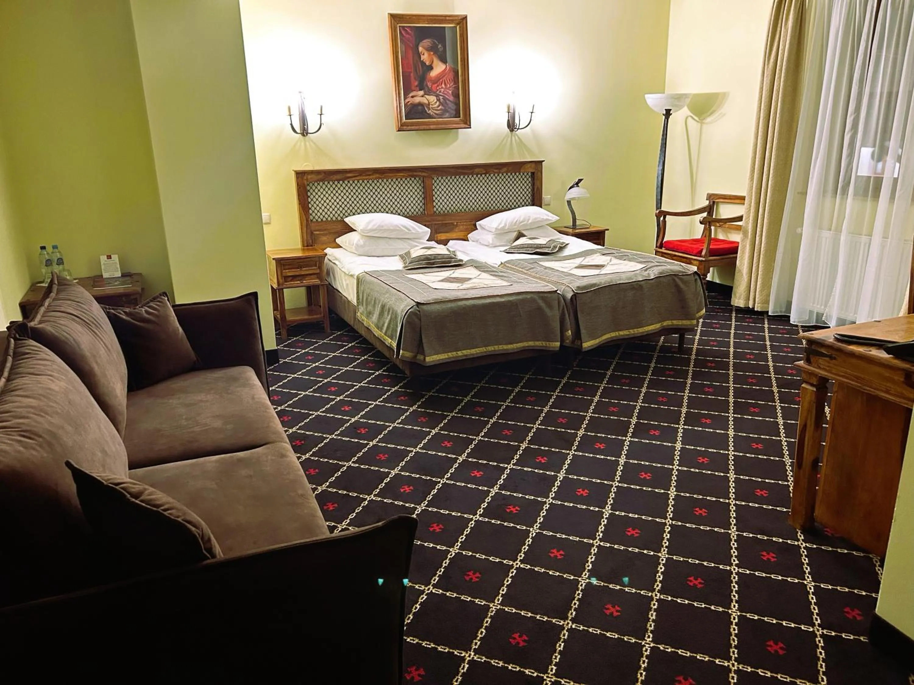 Photo of the whole room, Bed in Hotel Zamek Ryn