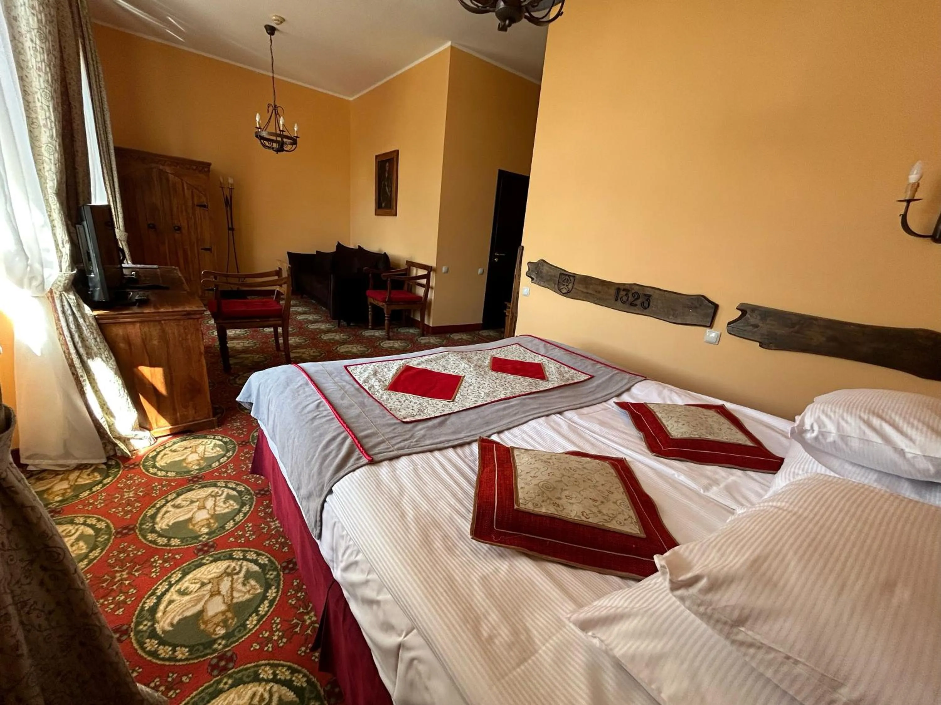 Photo of the whole room, Bed in Hotel Zamek Ryn