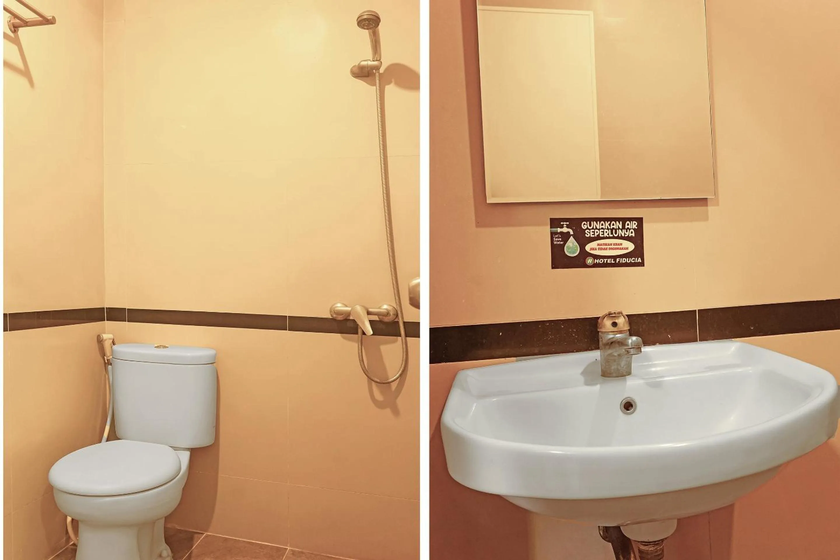 Bathroom in Collection O 91409 Hotel Fiducia Otista 153 - 157