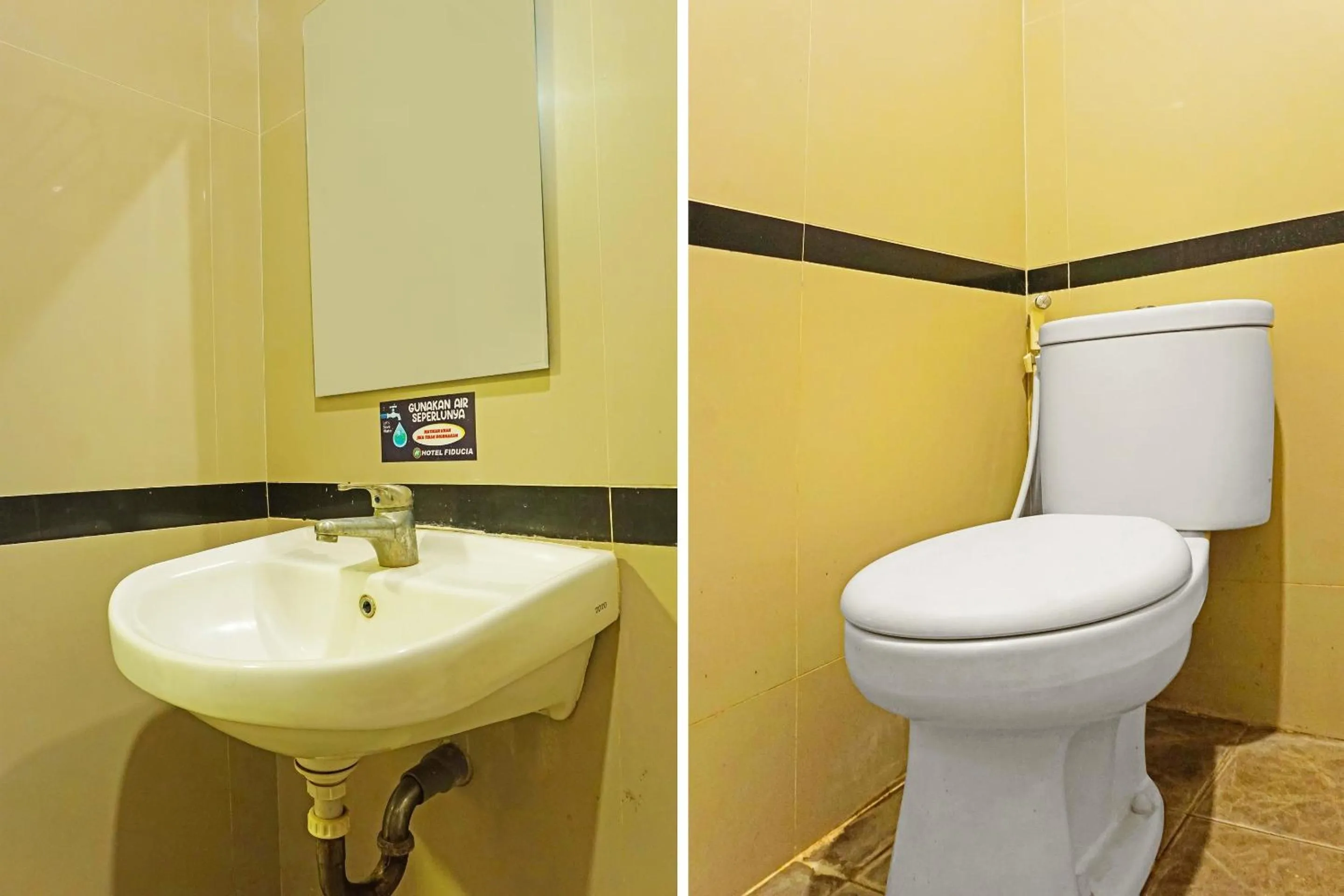 Bathroom in Collection O 91409 Hotel Fiducia Otista 153 - 157