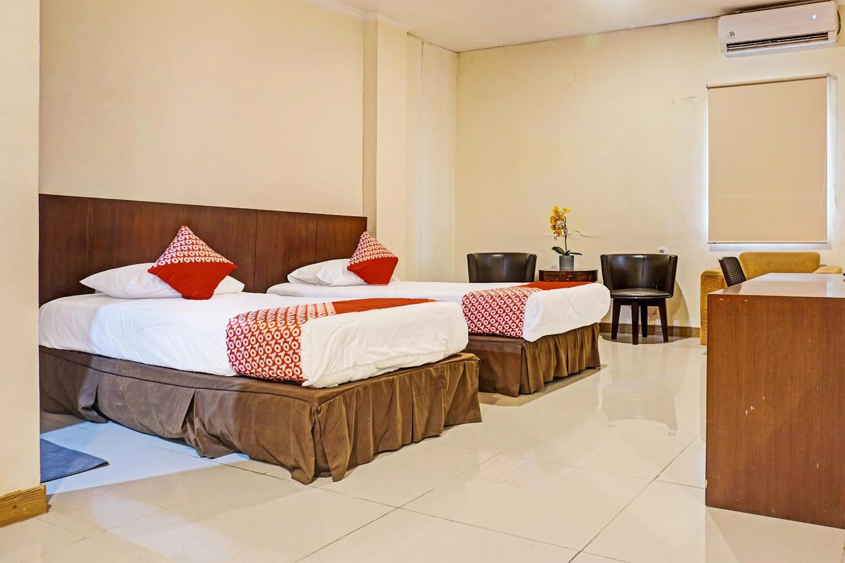 Bedroom, Bed in Collection O 91414 Hotel Marina Beach