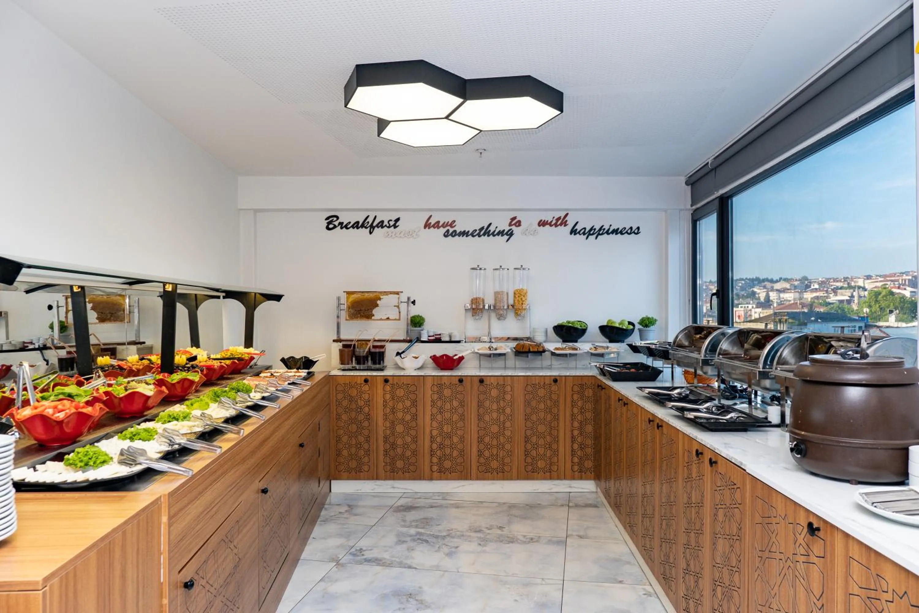 Buffet breakfast in Askadar May Otel