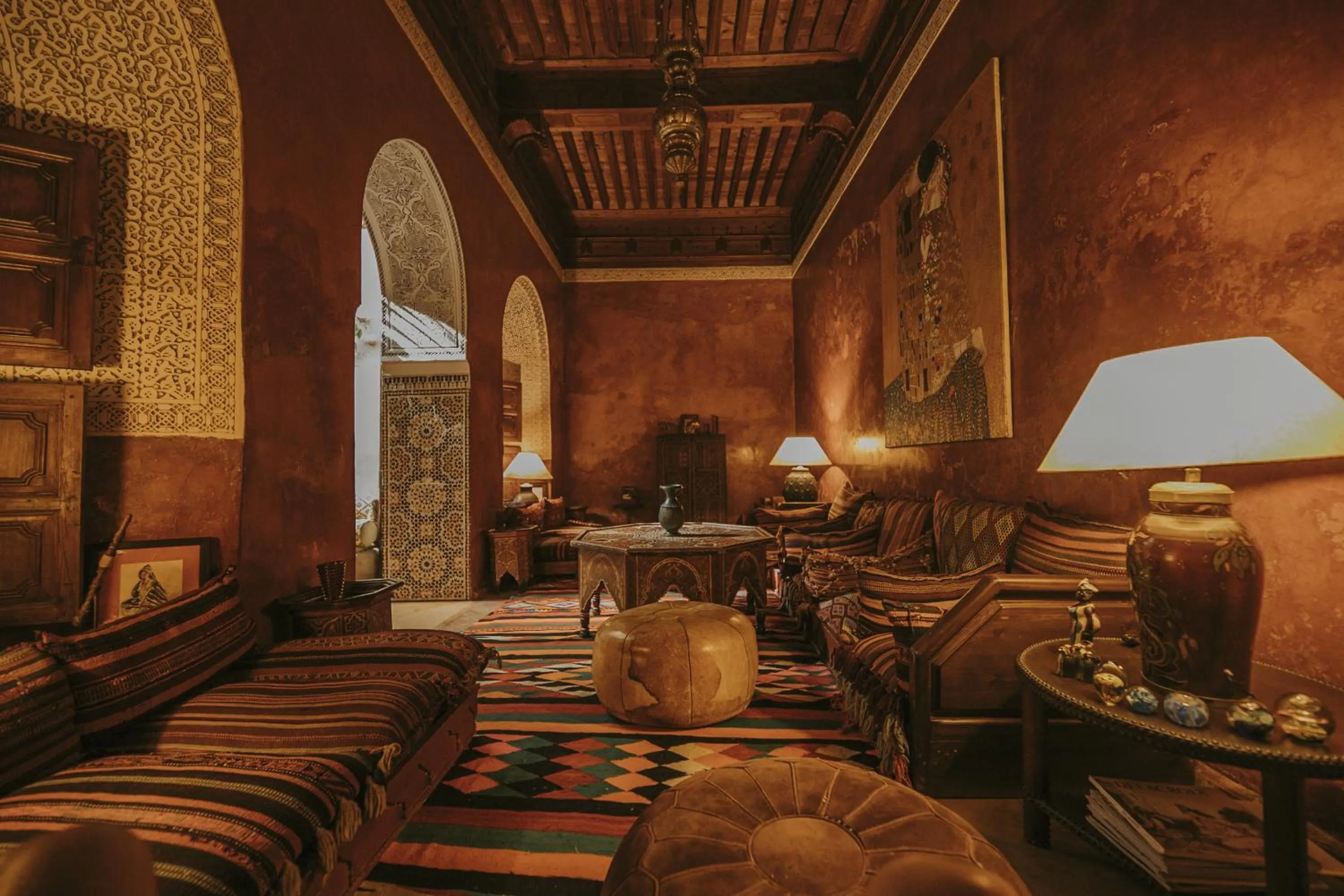 Living room in Riad Samsara