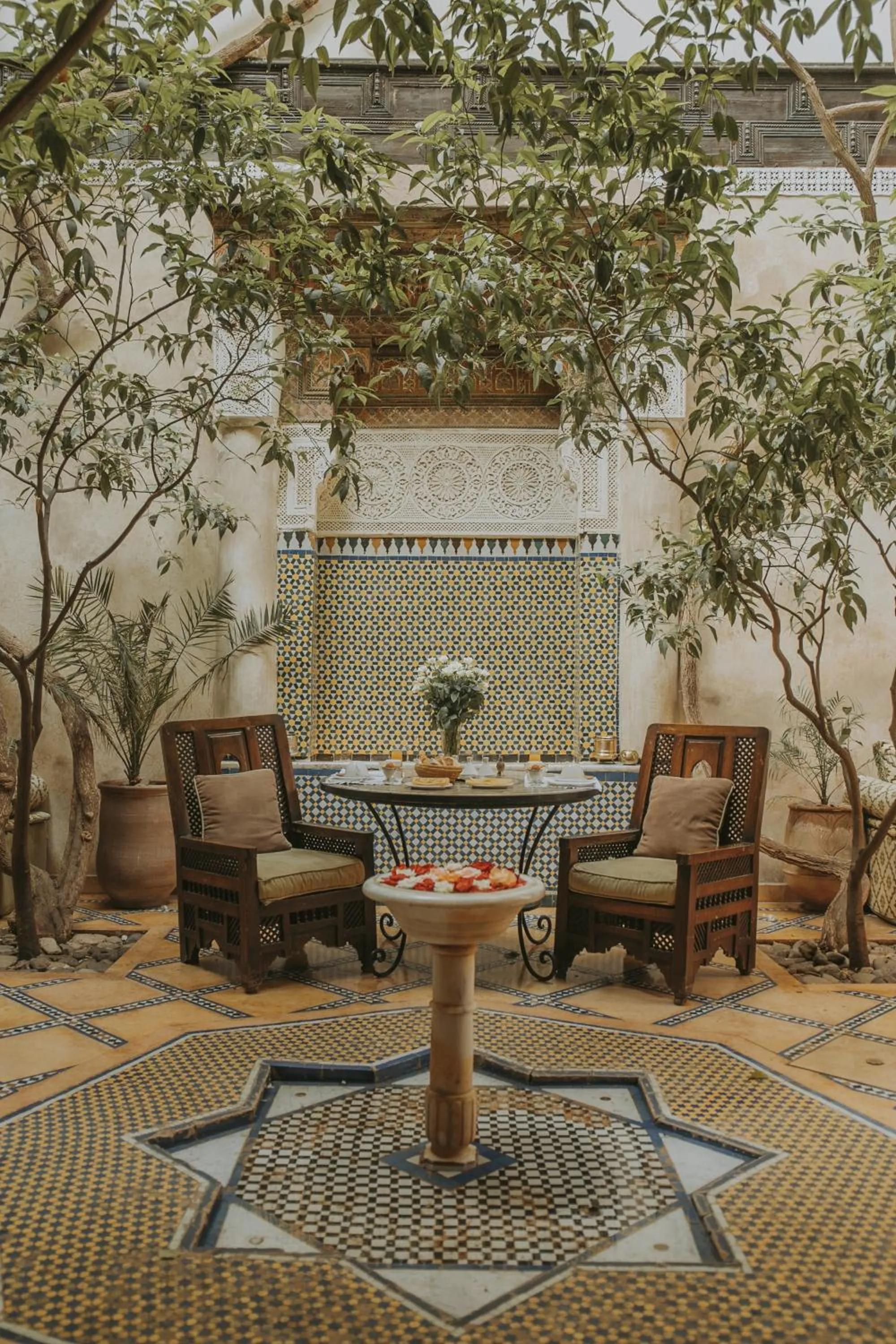 Patio in Riad Samsara