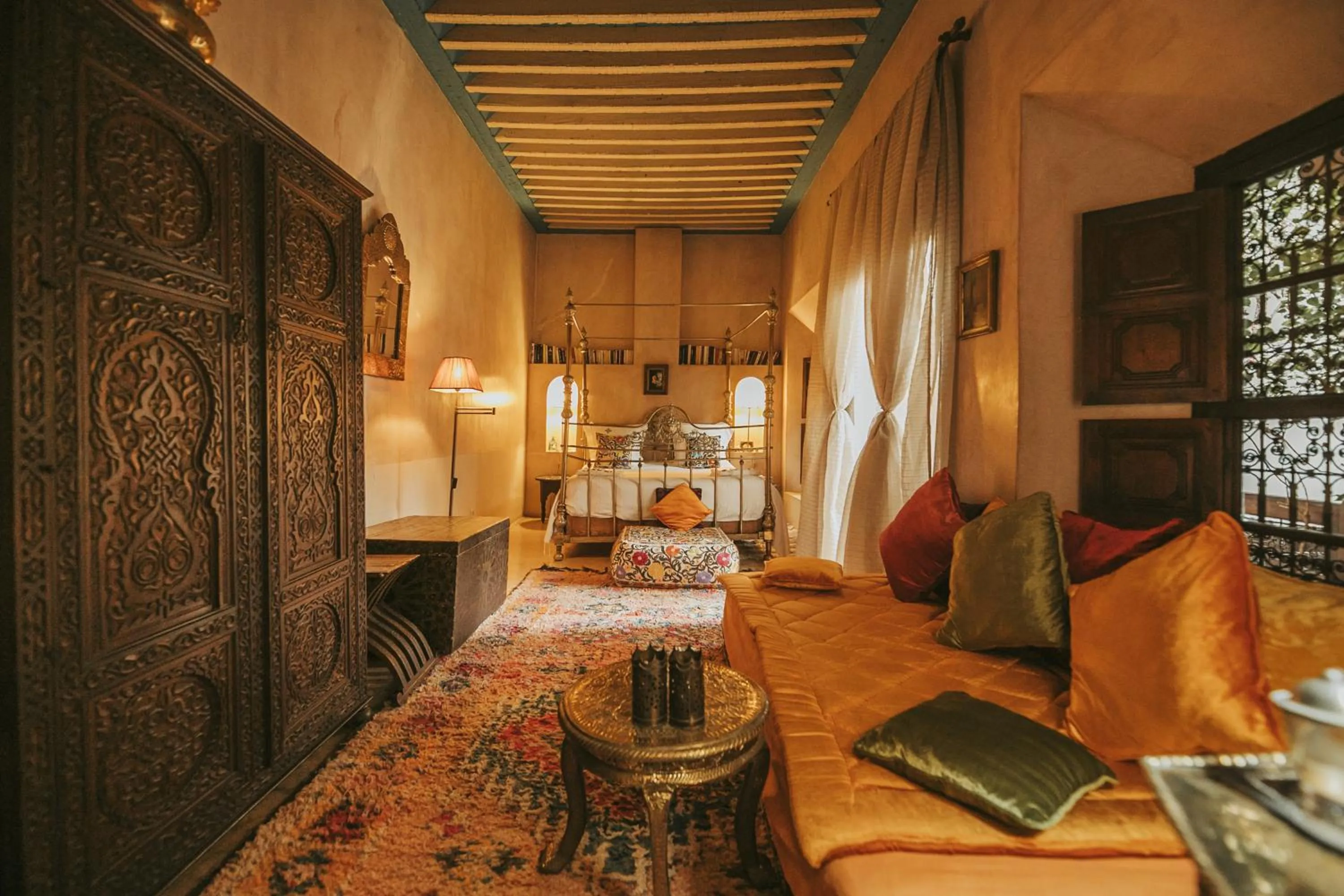 Bed in Riad Samsara