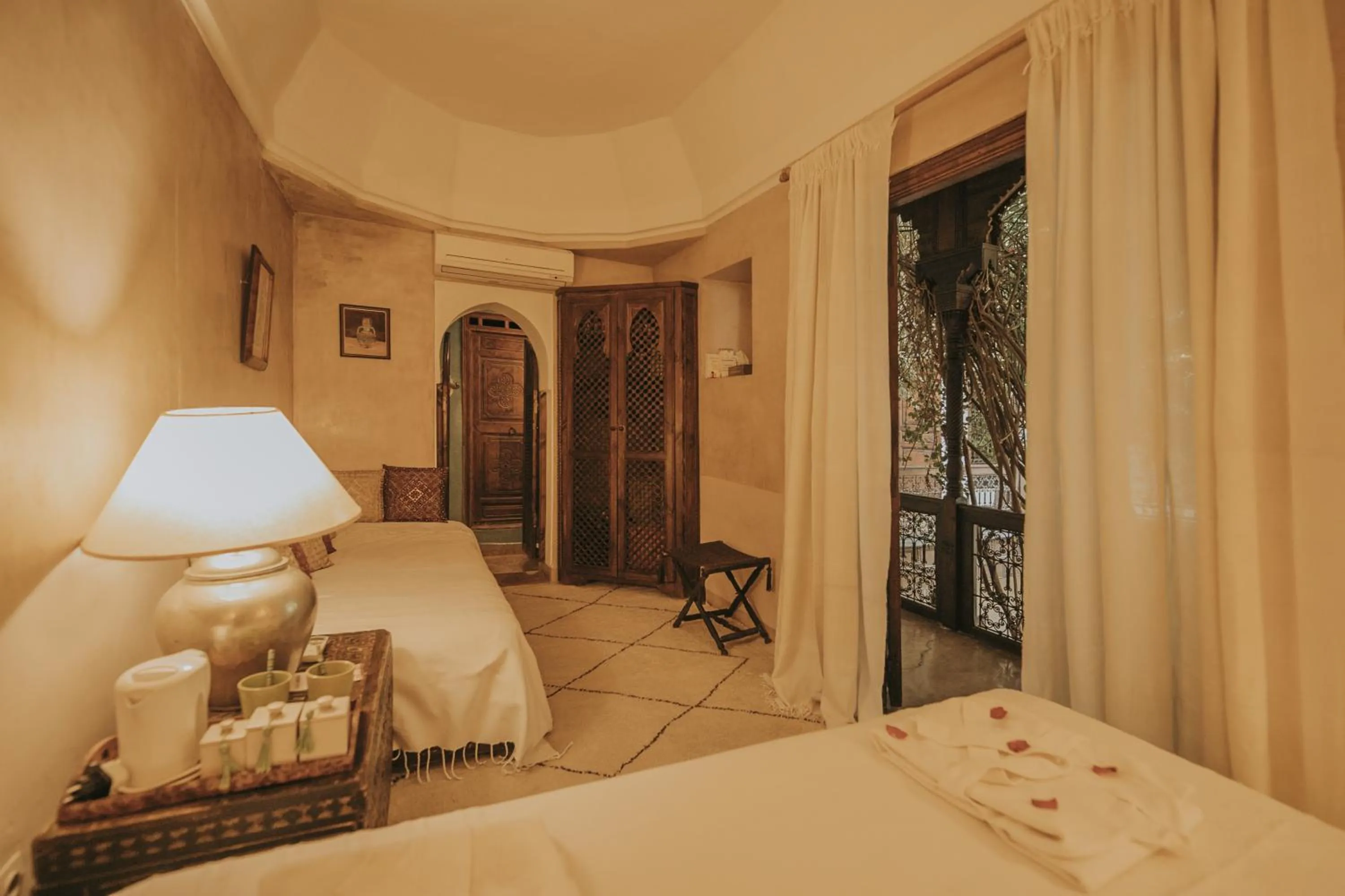 Bed in Riad Samsara