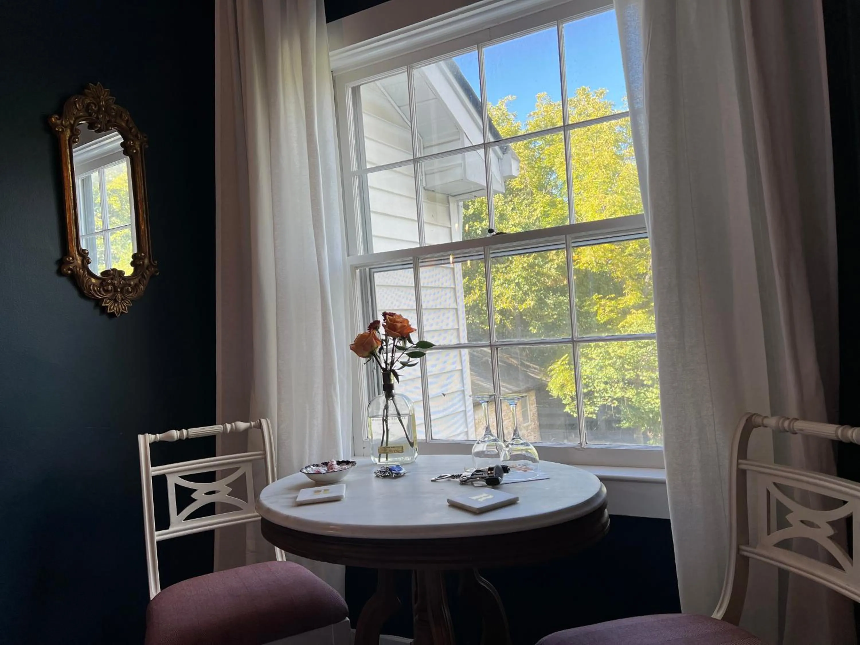 Seating area in Rose Hill Inn
