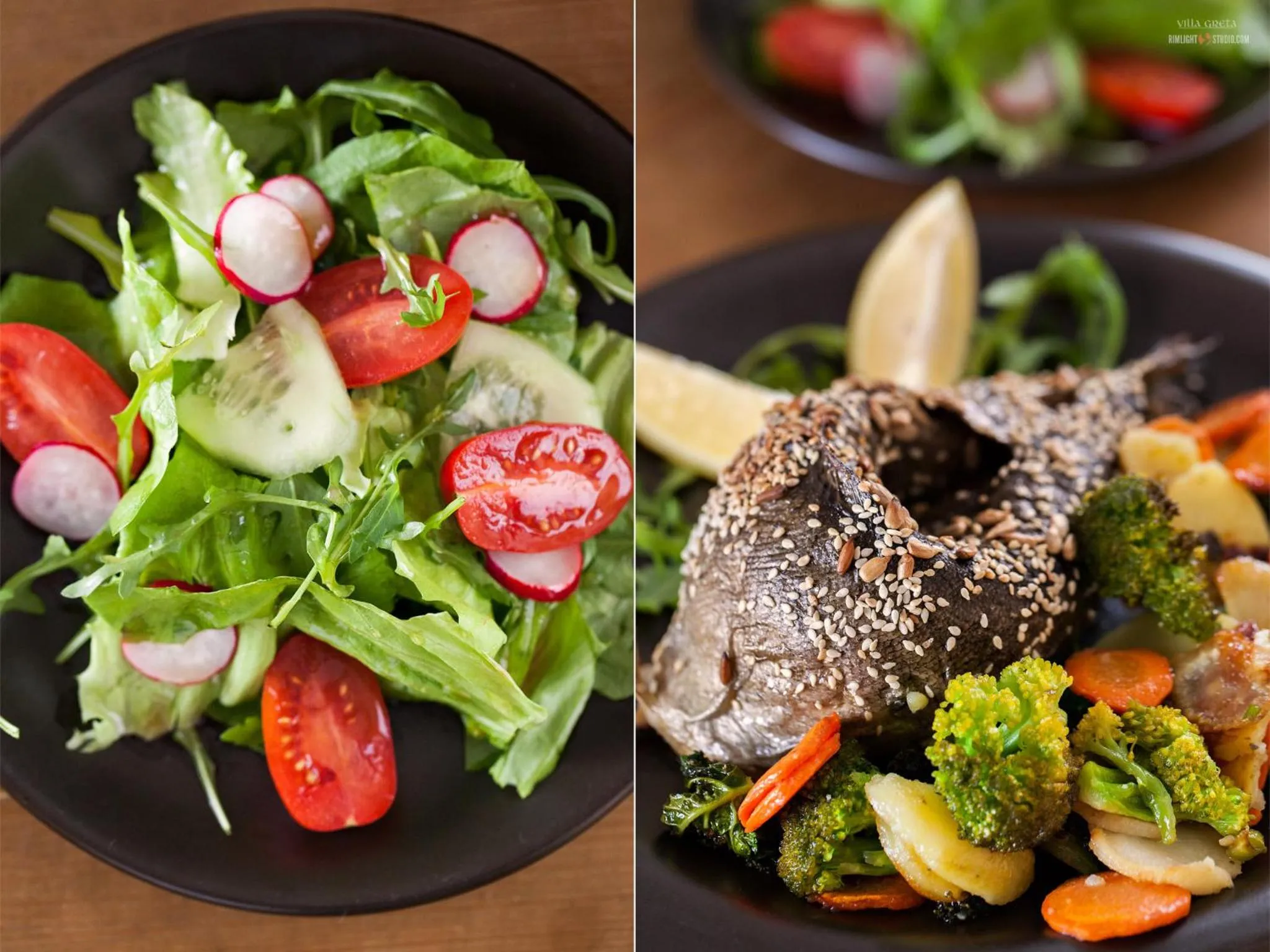 Food and drinks in Villa Greta