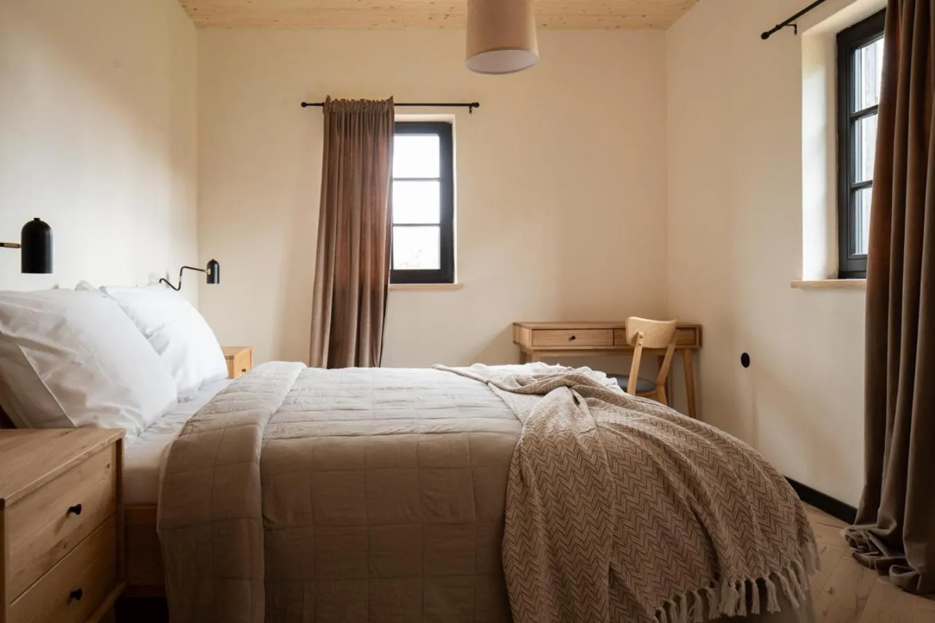 Bedroom, Bed in Villa Greta