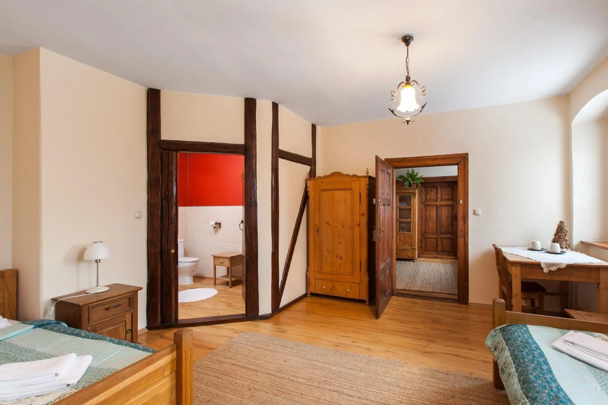 Bedroom, Bed in Villa Greta