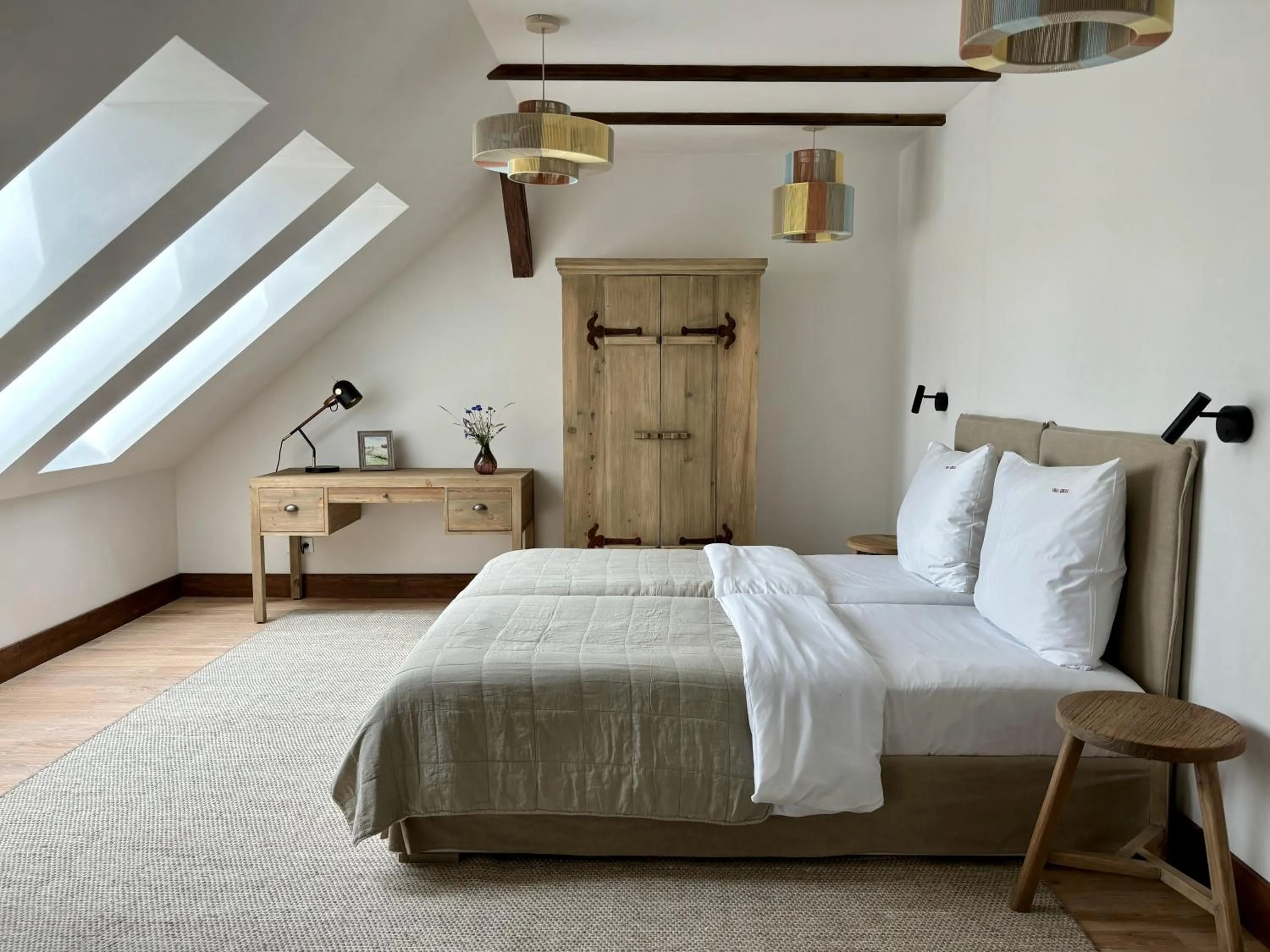 Bedroom, Bed in Villa Greta