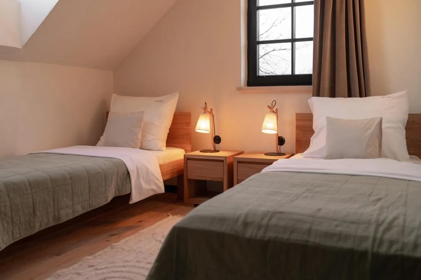 Bedroom, Bed in Villa Greta