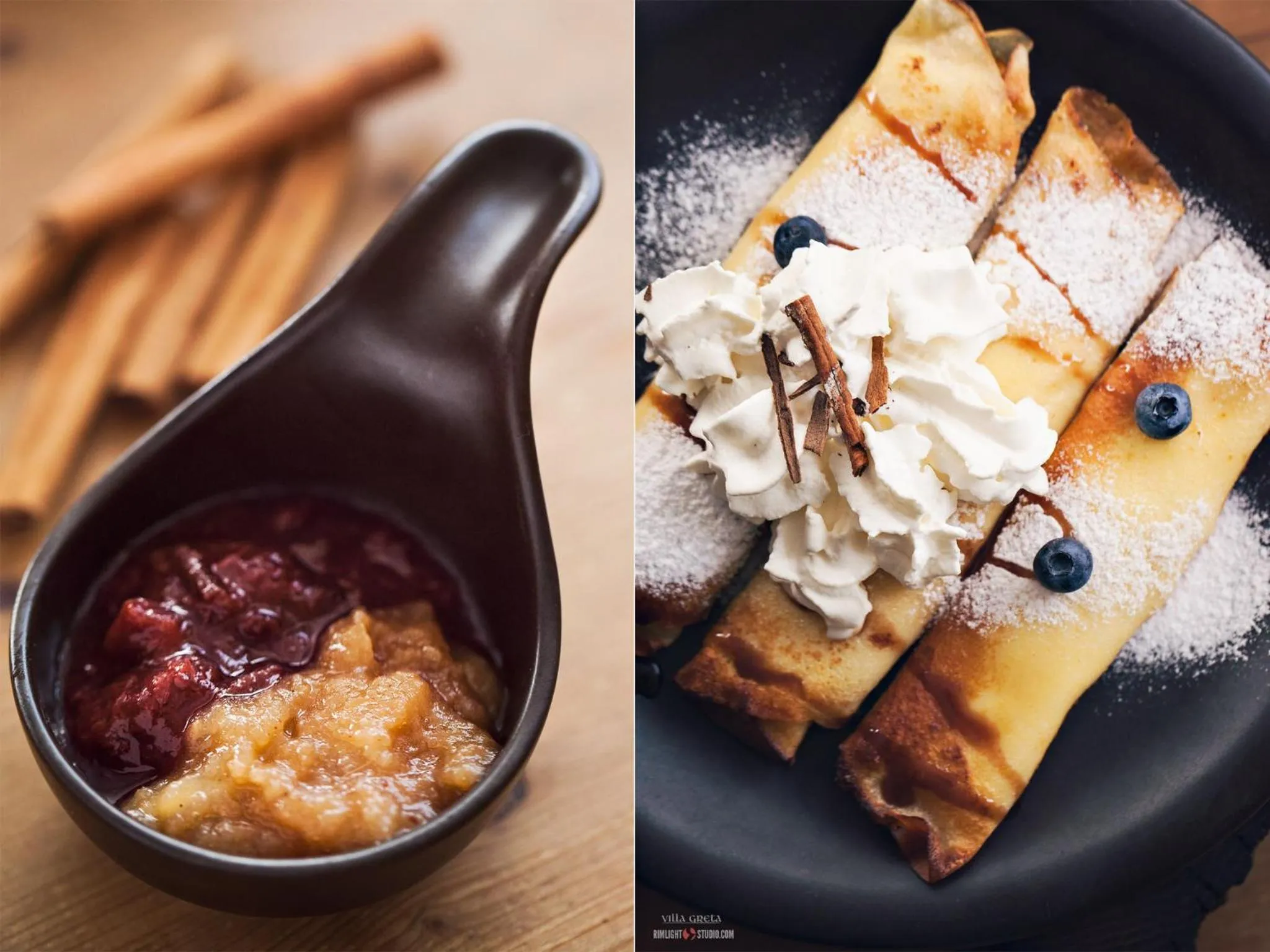 Food and drinks in Villa Greta