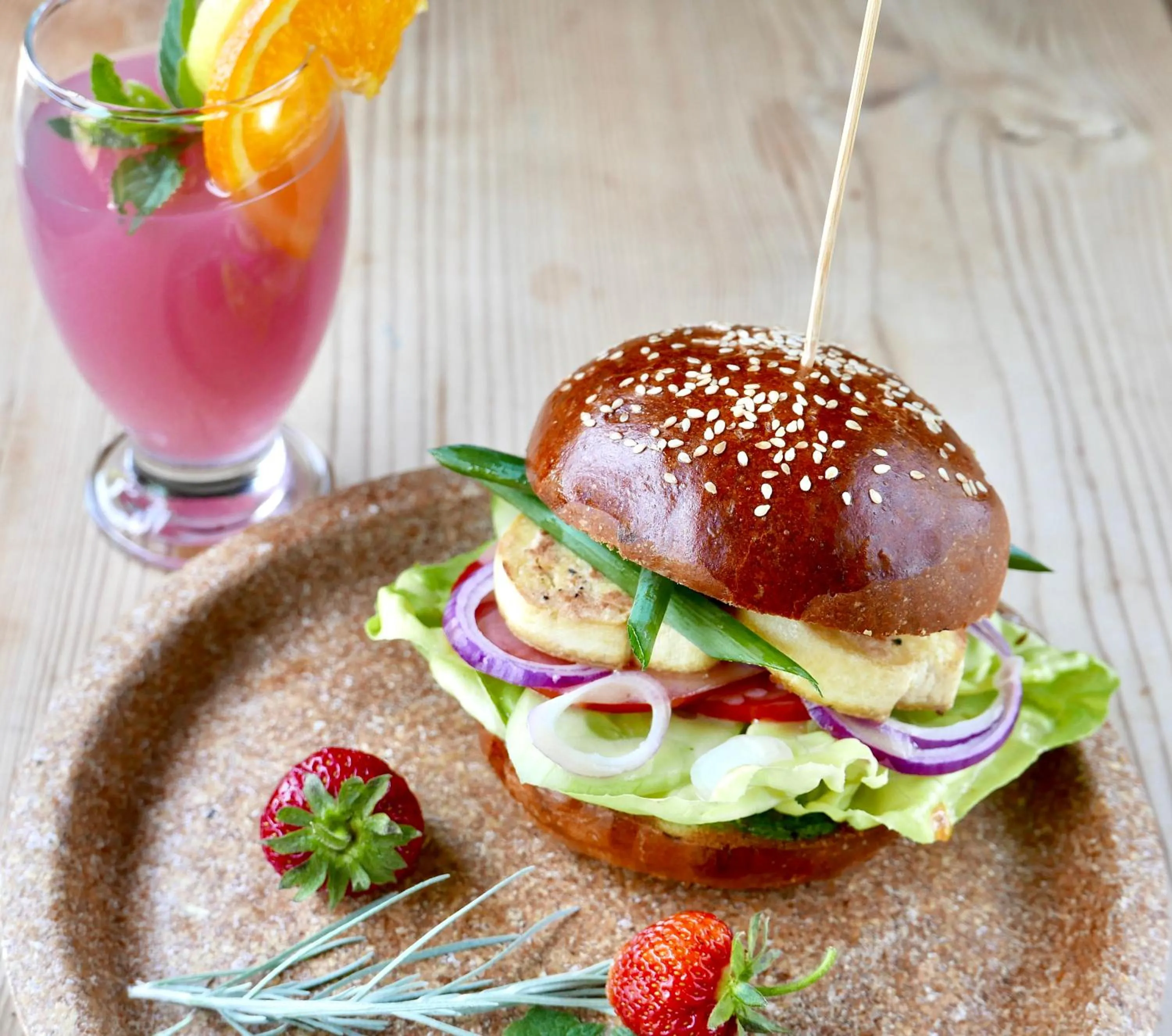 Food close-up in Villa Greta