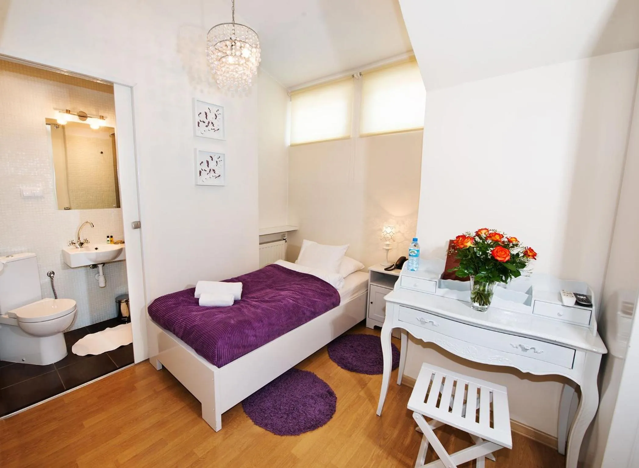 Bed in Hotel Mikołaj