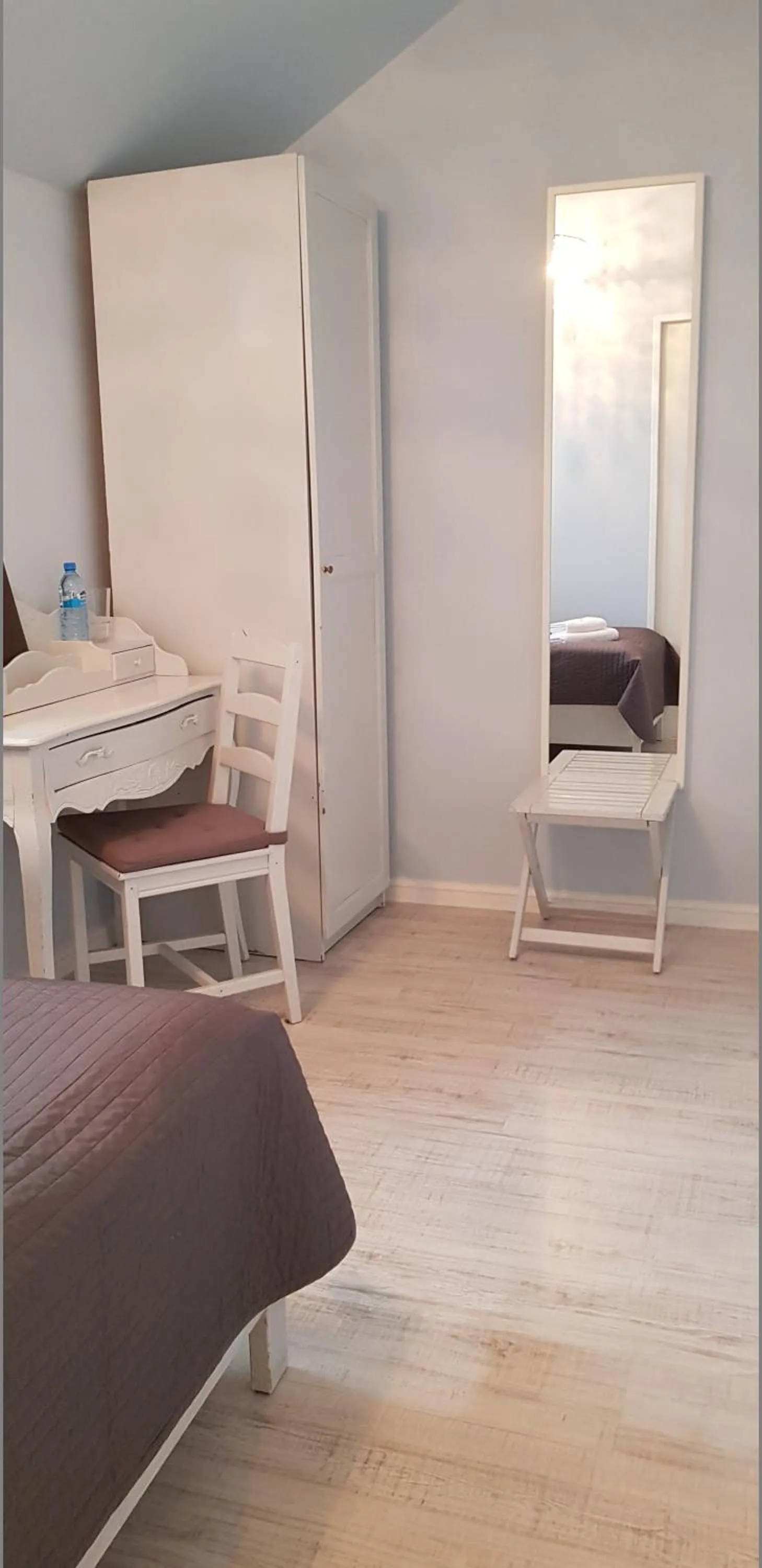 Bed in Hotel Mikołaj