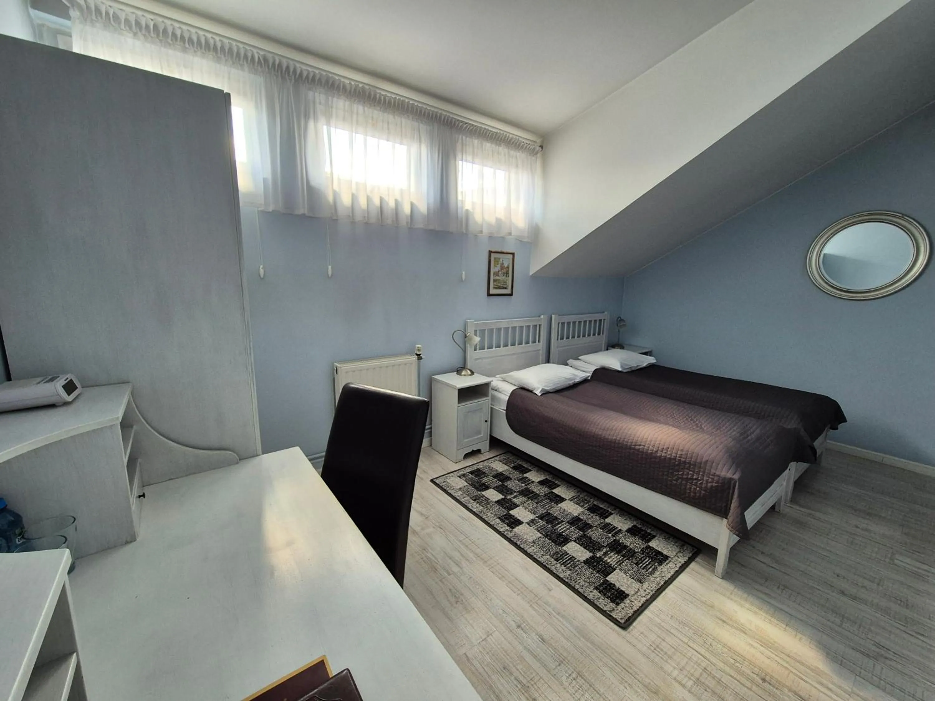 Bed in Hotel Mikołaj