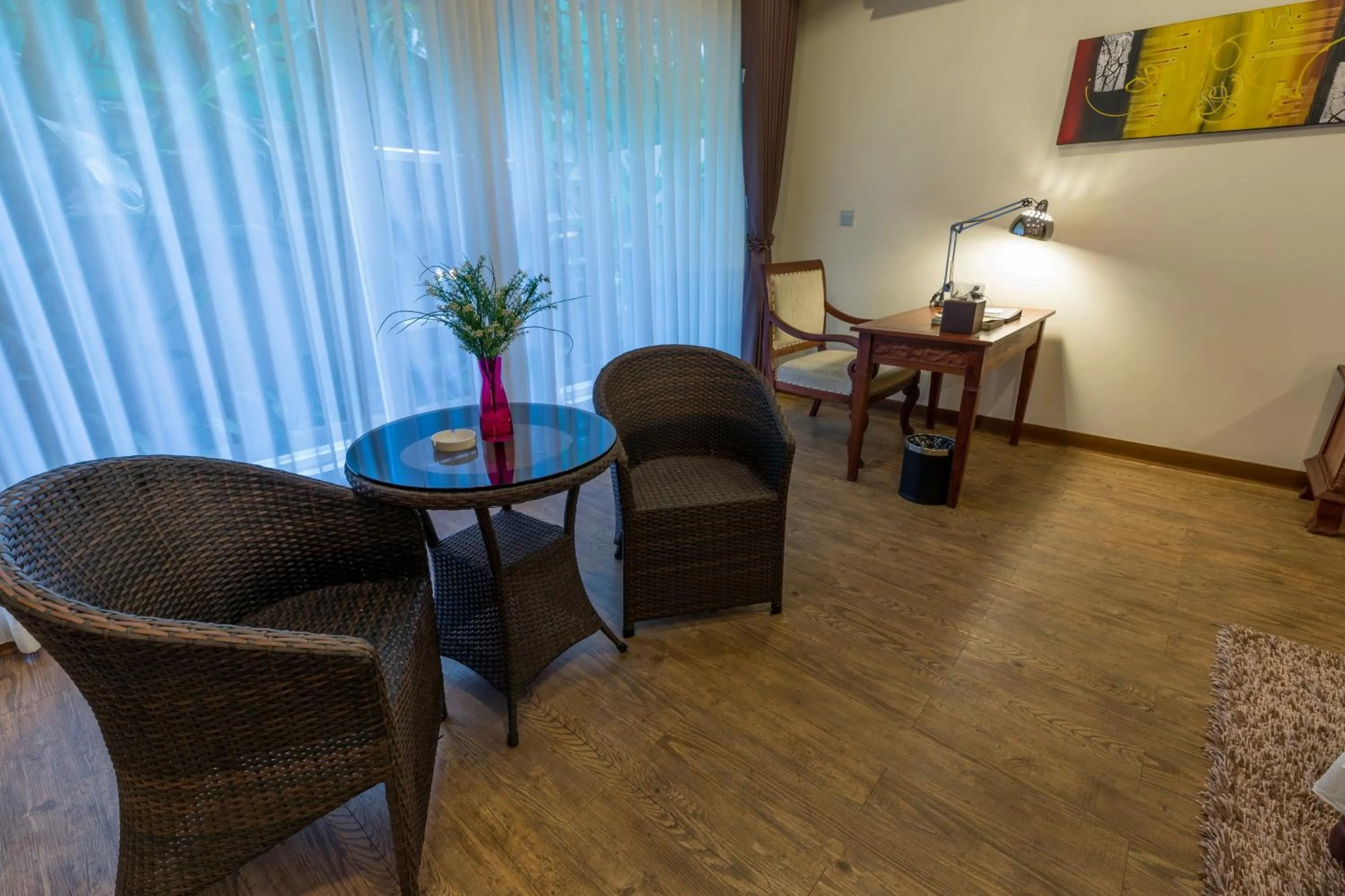 Seating area in Bali Hotel