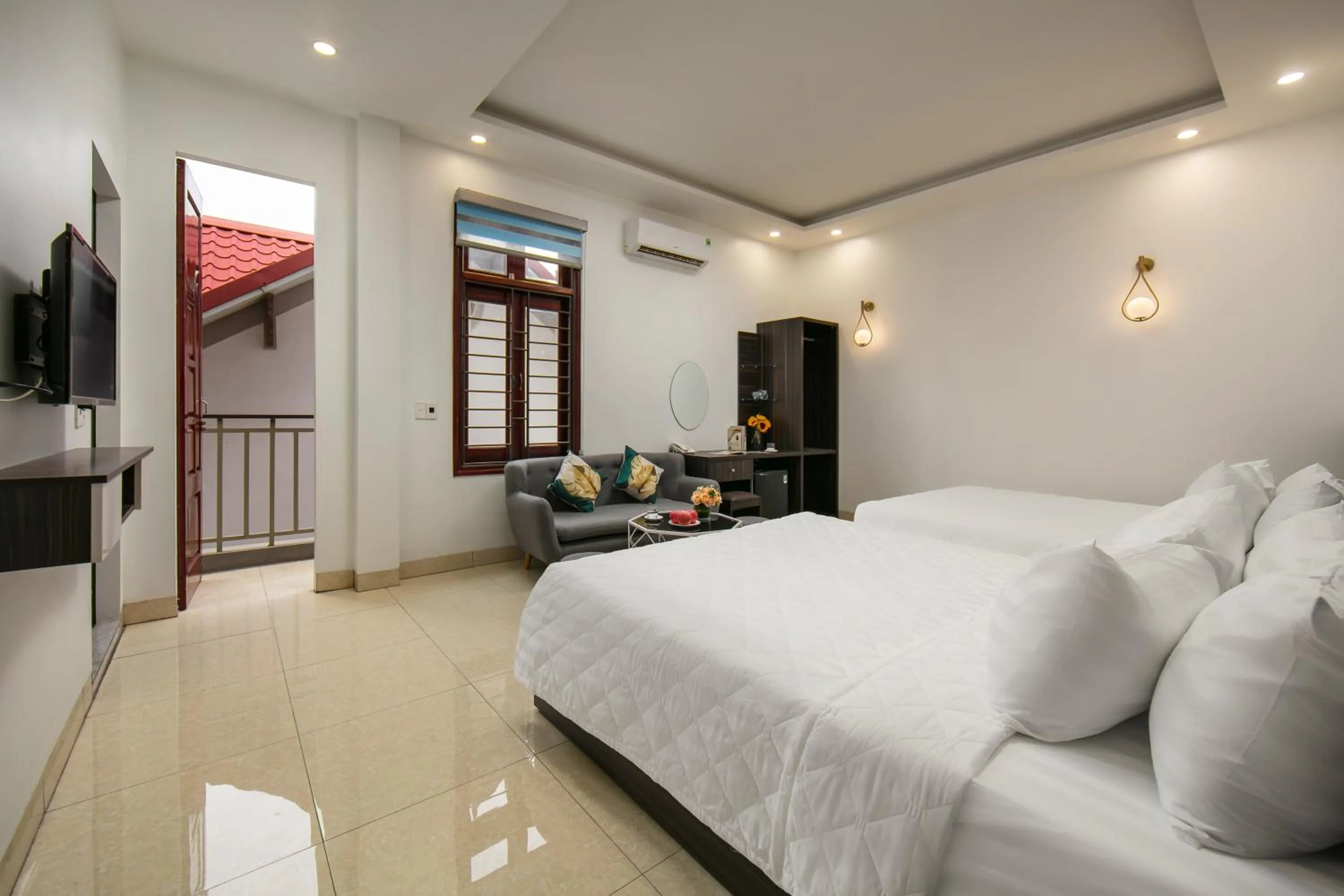Bed in Hanoi Airport Suites Hostel & Travel