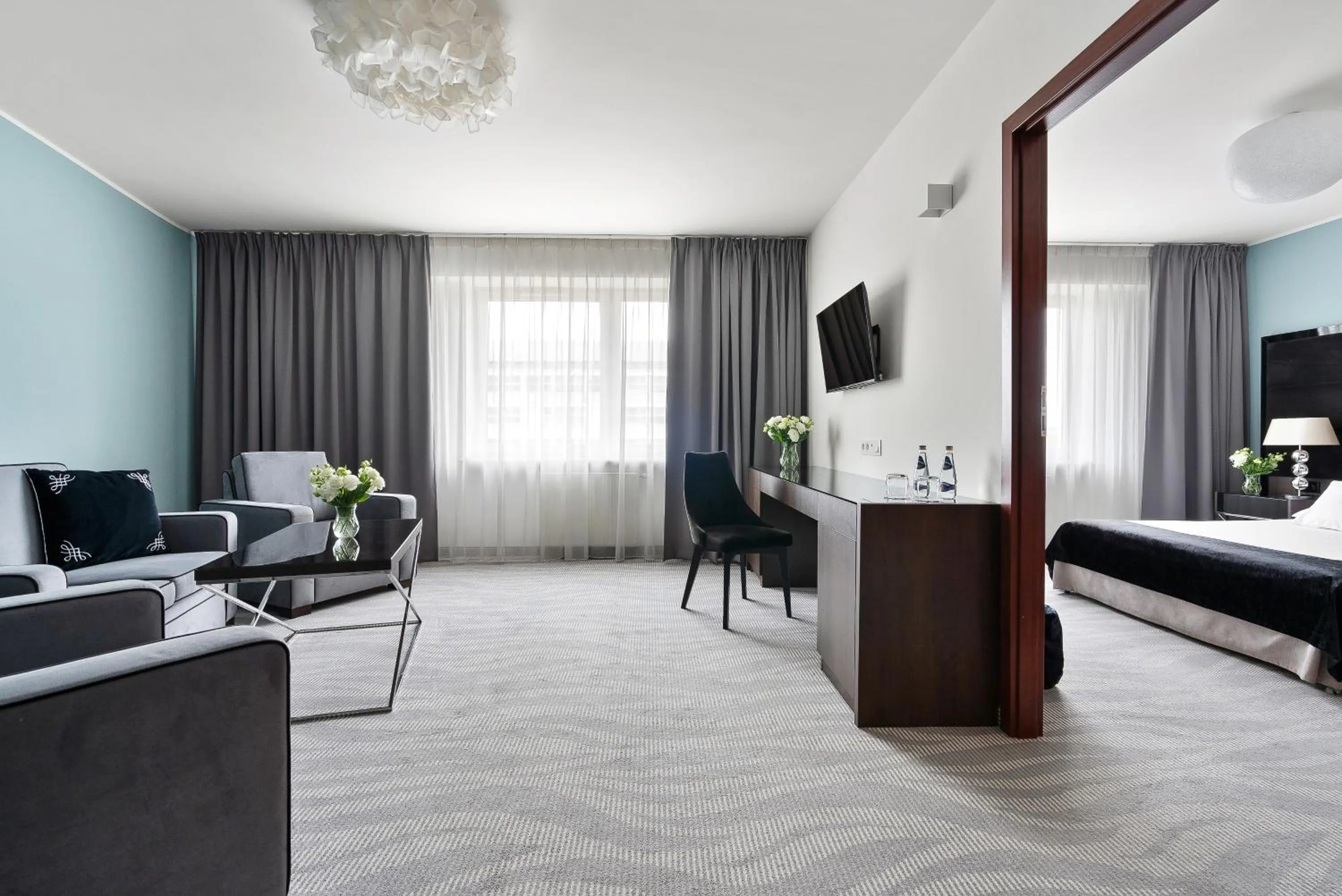 Bed in Hotel Witkowski Warsaw Airport