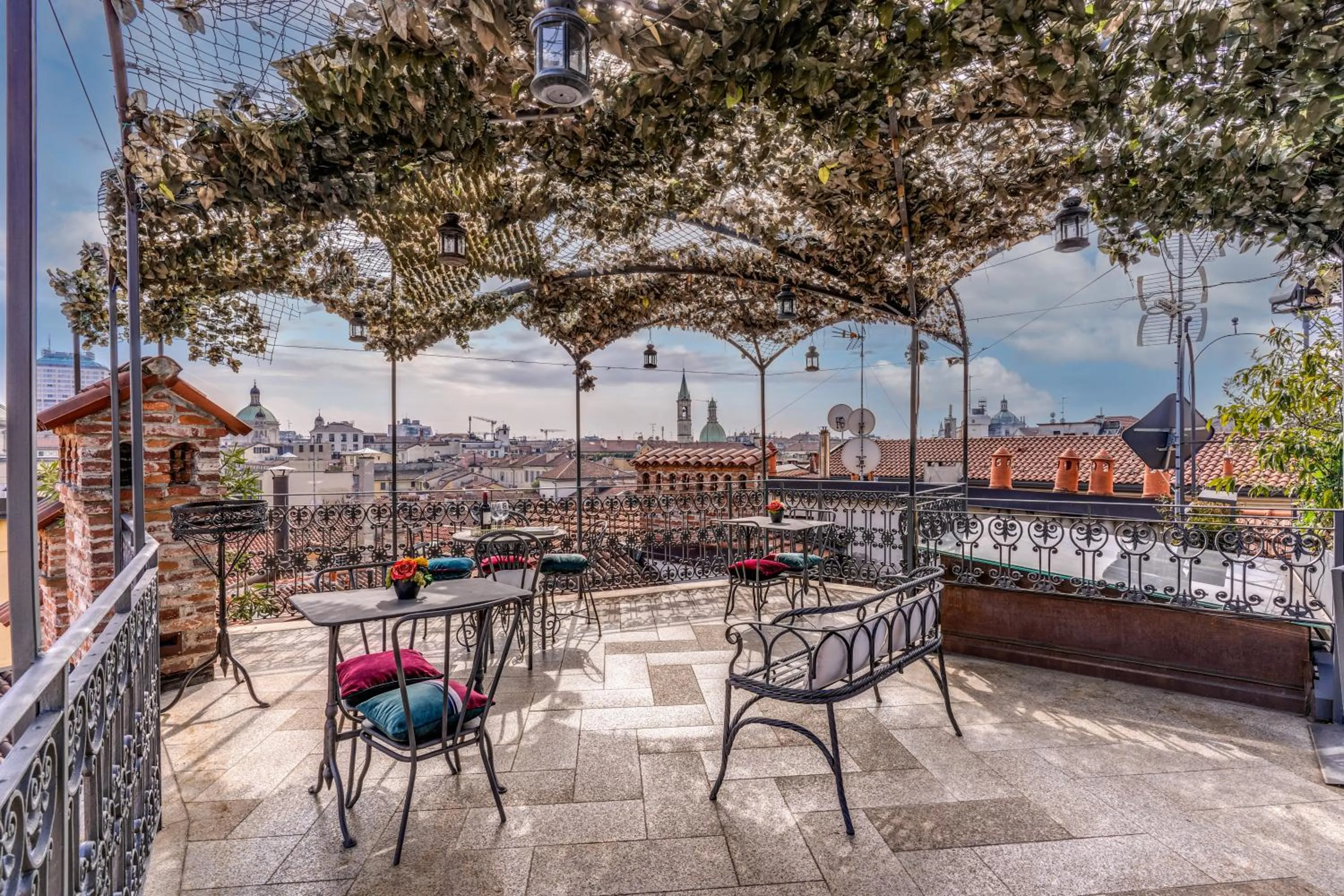 Balcony/Terrace in Hotel Santa Marta Suites